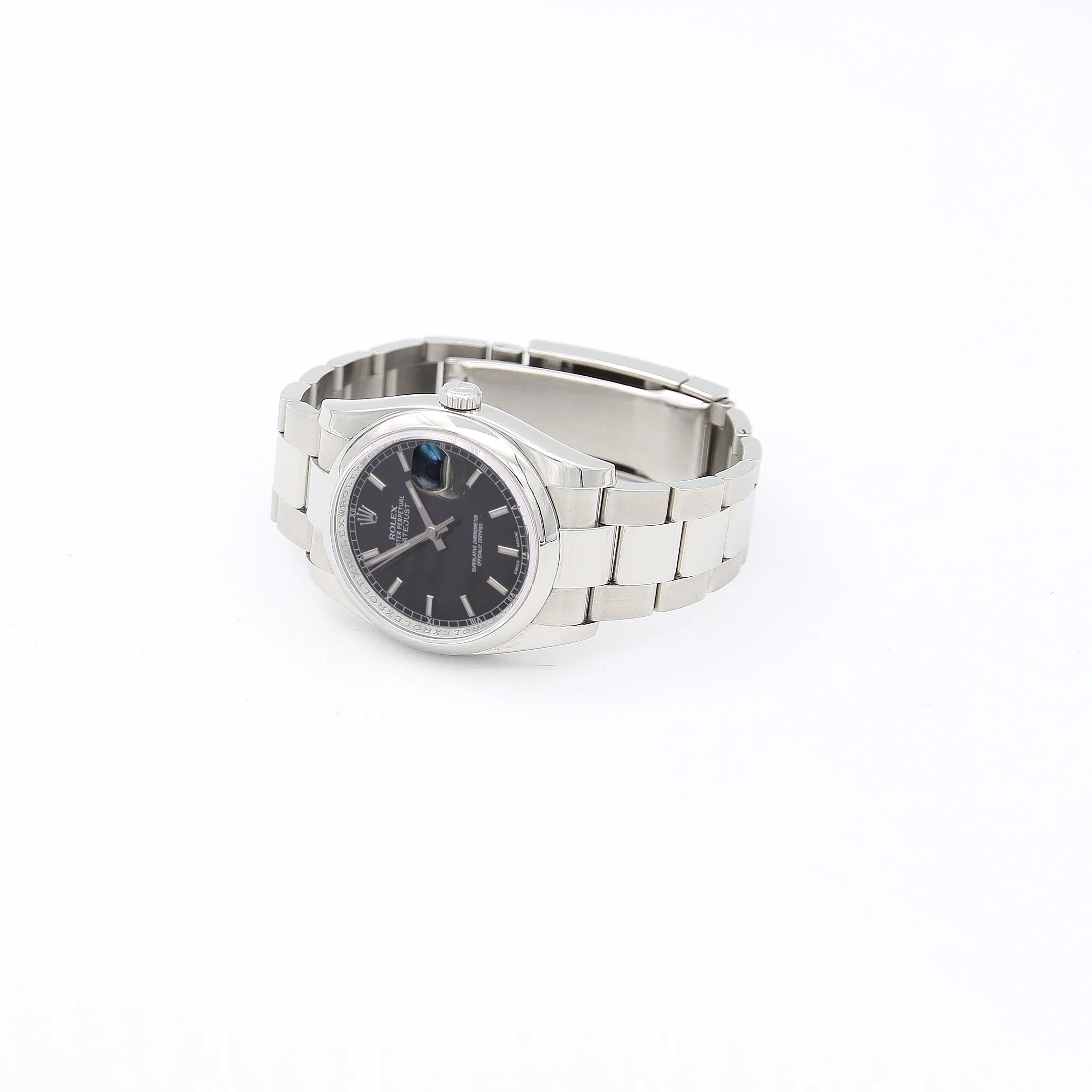 Rolex Datejust ref. 116200 Black Dial - Oyster Bracelet - Full Set - Image 4