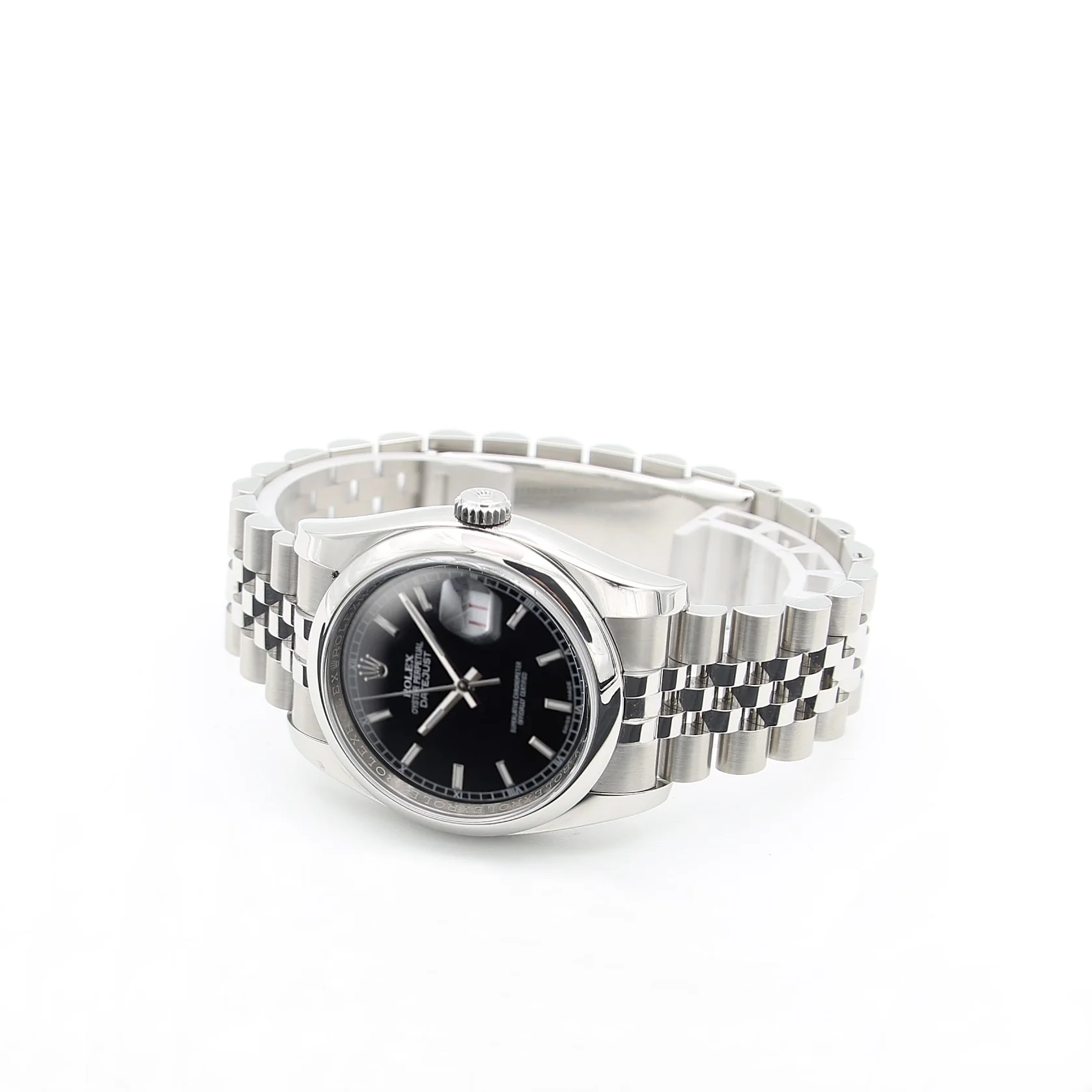 Rolex Datejust ref. 116200 Black Dial - Jubilee Bracelet - Full Set - Image 3