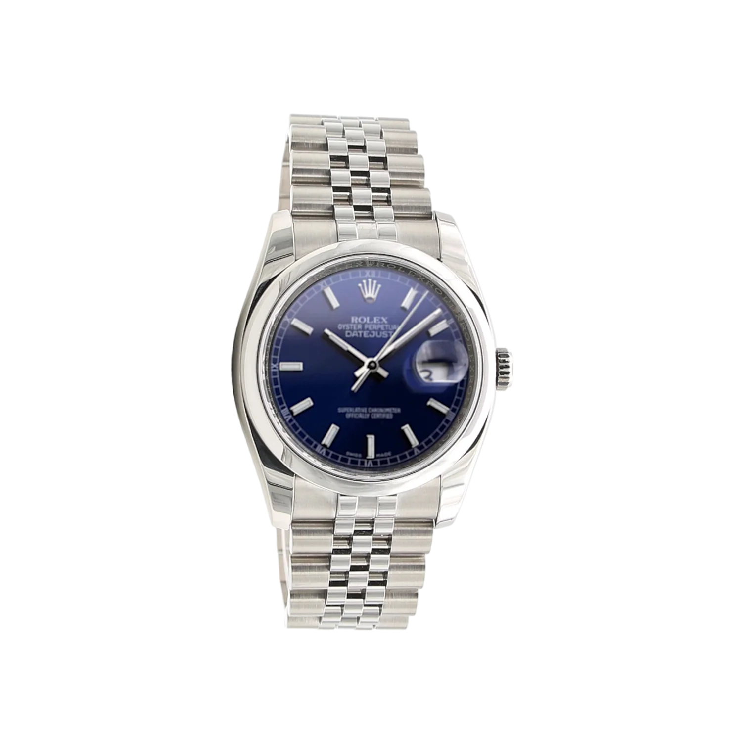 Rolex Datejust ref. 116200 Blue Dial - Jubilee Bracelet - Full Set