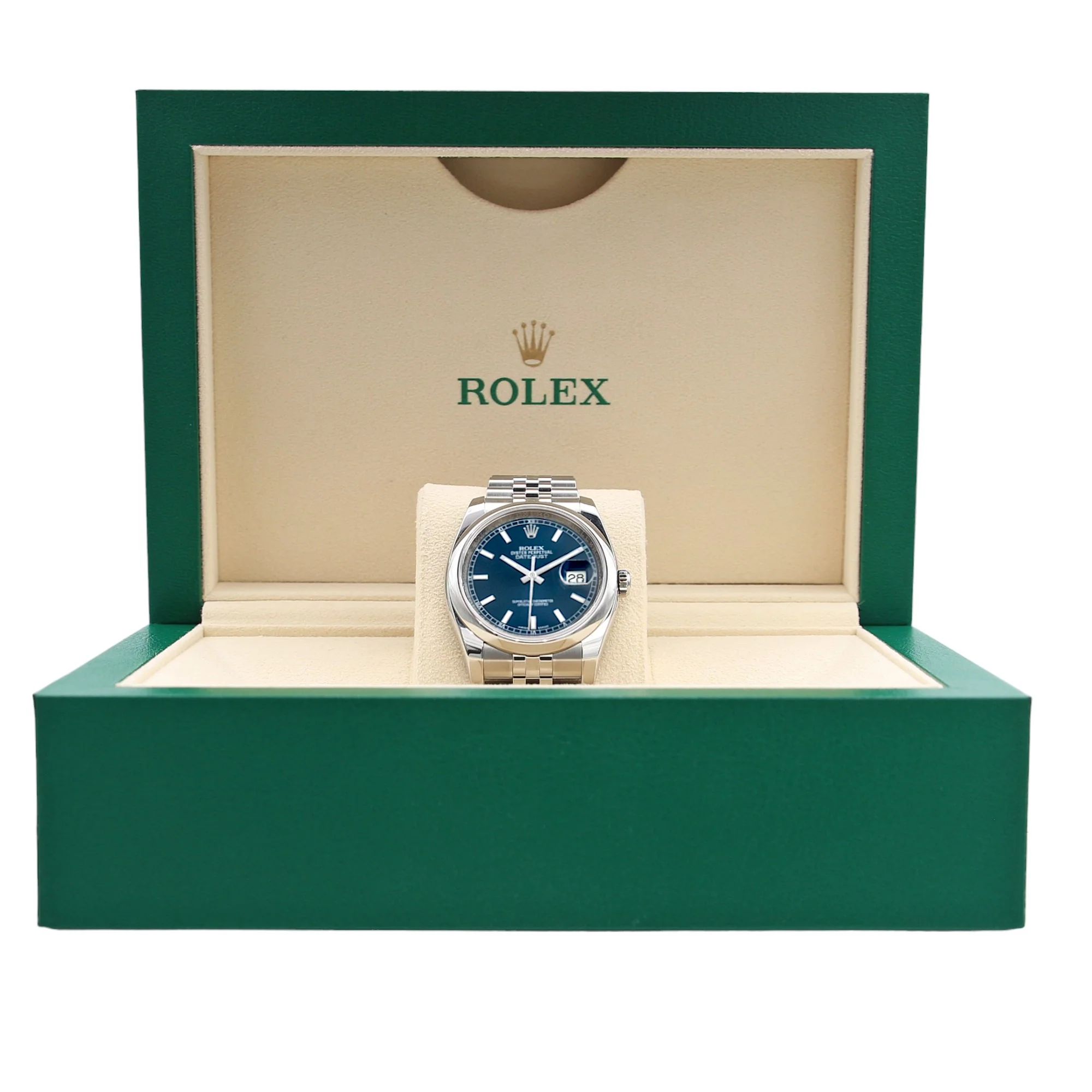 Rolex Datejust ref. 116200 Blue Dial - Jubilee Bracelet - Full Set - Image 2