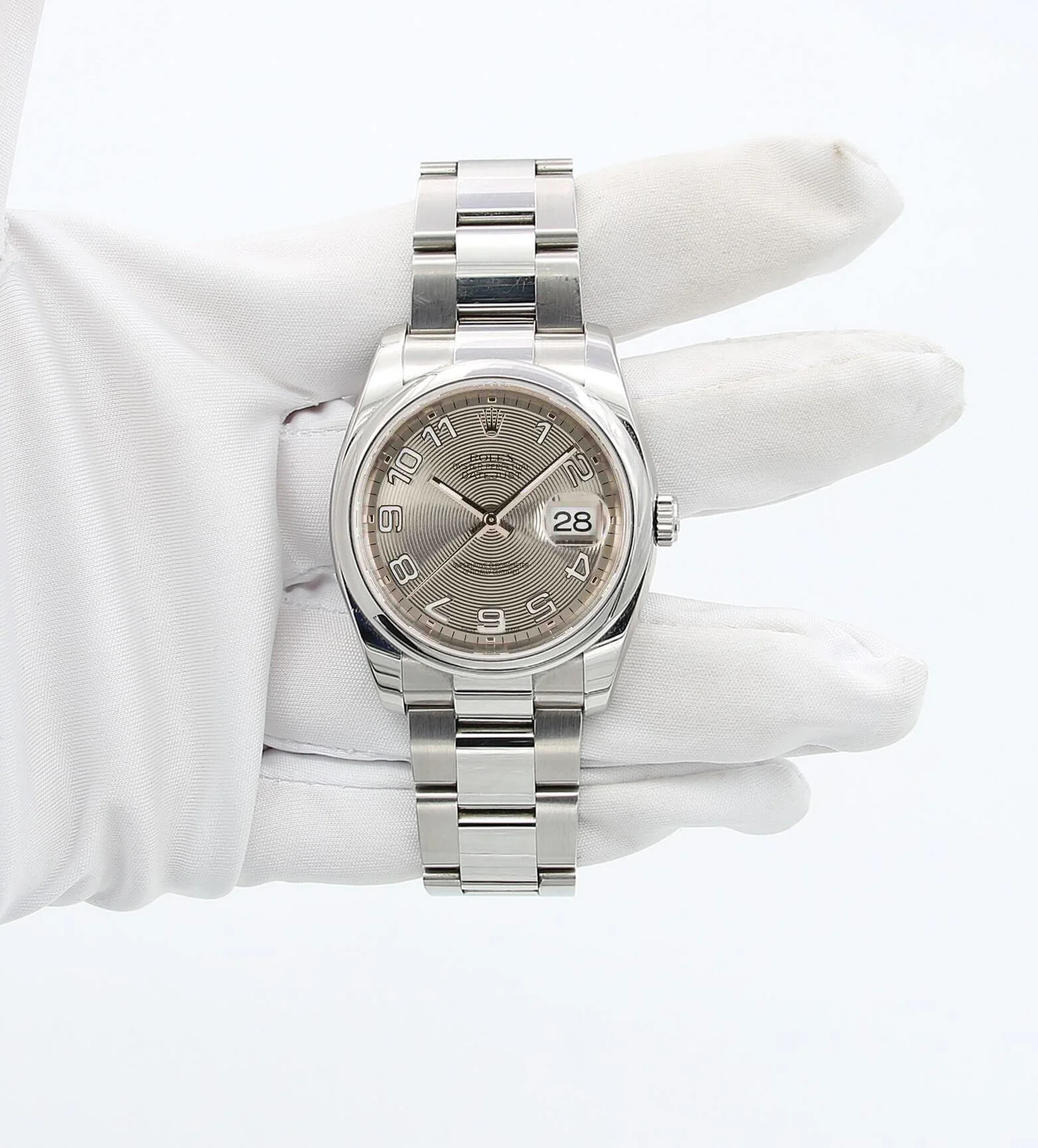 Rolex Datejust ref. 116200 Racing Concentric (Silver) Dial - Oyster Bracelet - Full Set - Image 2