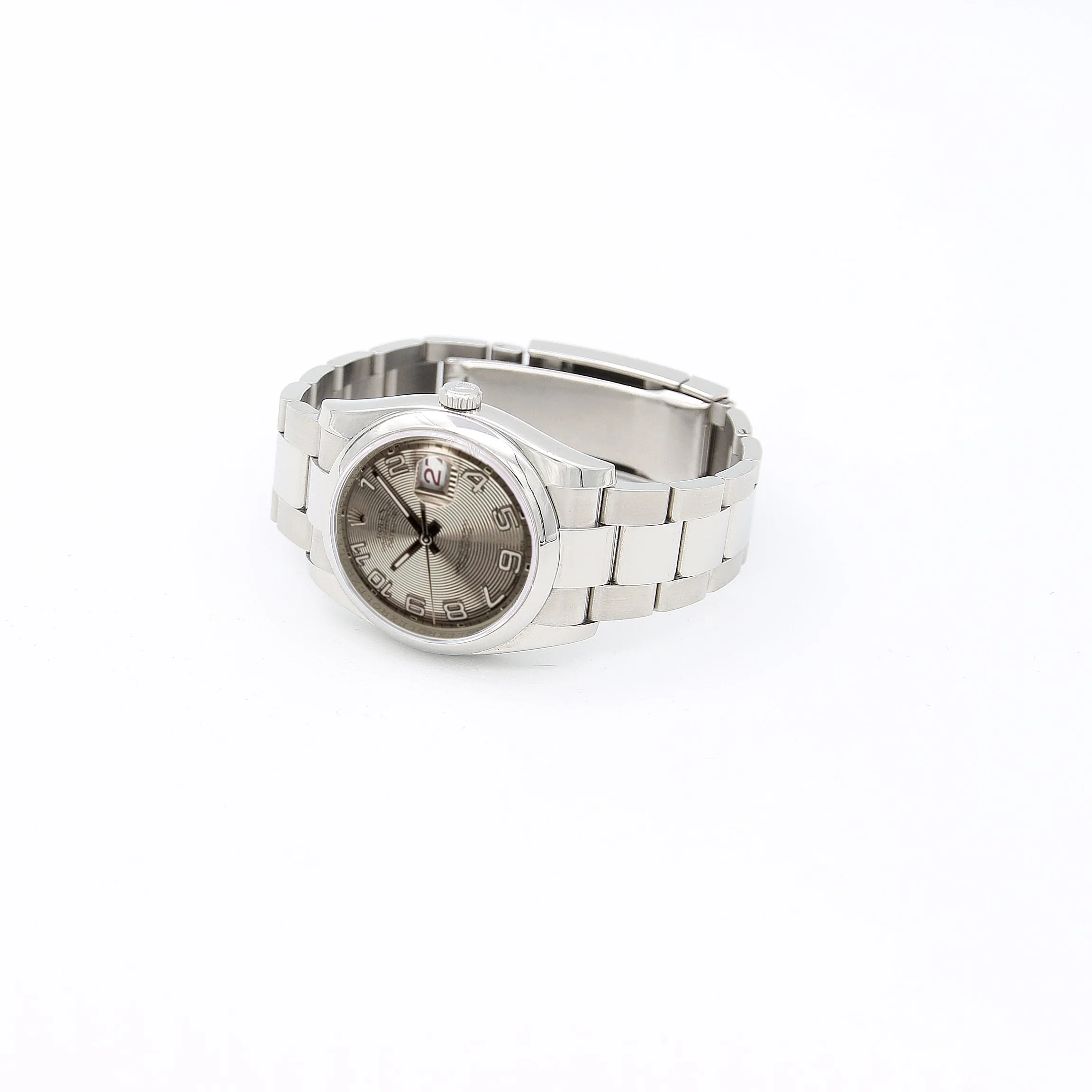 Rolex Datejust ref. 116200 Racing Concentric (Silver) Dial - Oyster Bracelet - Full Set - Image 4