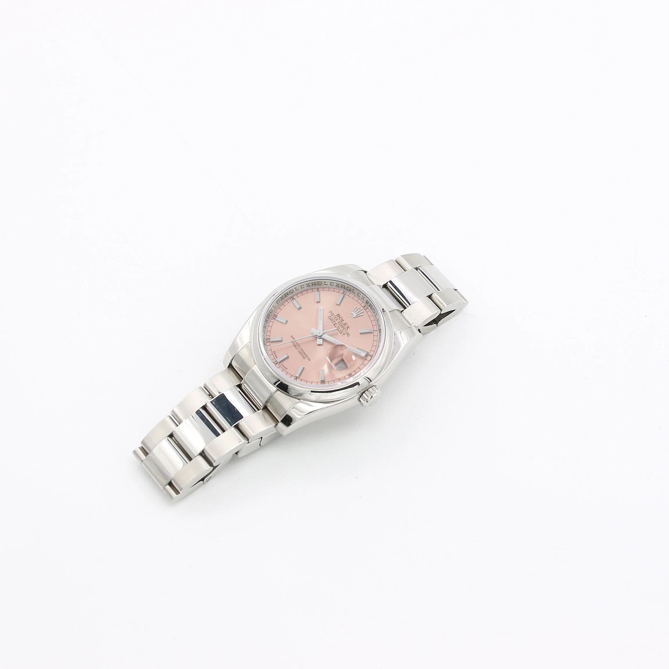 Rolex Datejust ref. 116200 Salmon/Pink Dial - Full Set - Image 3