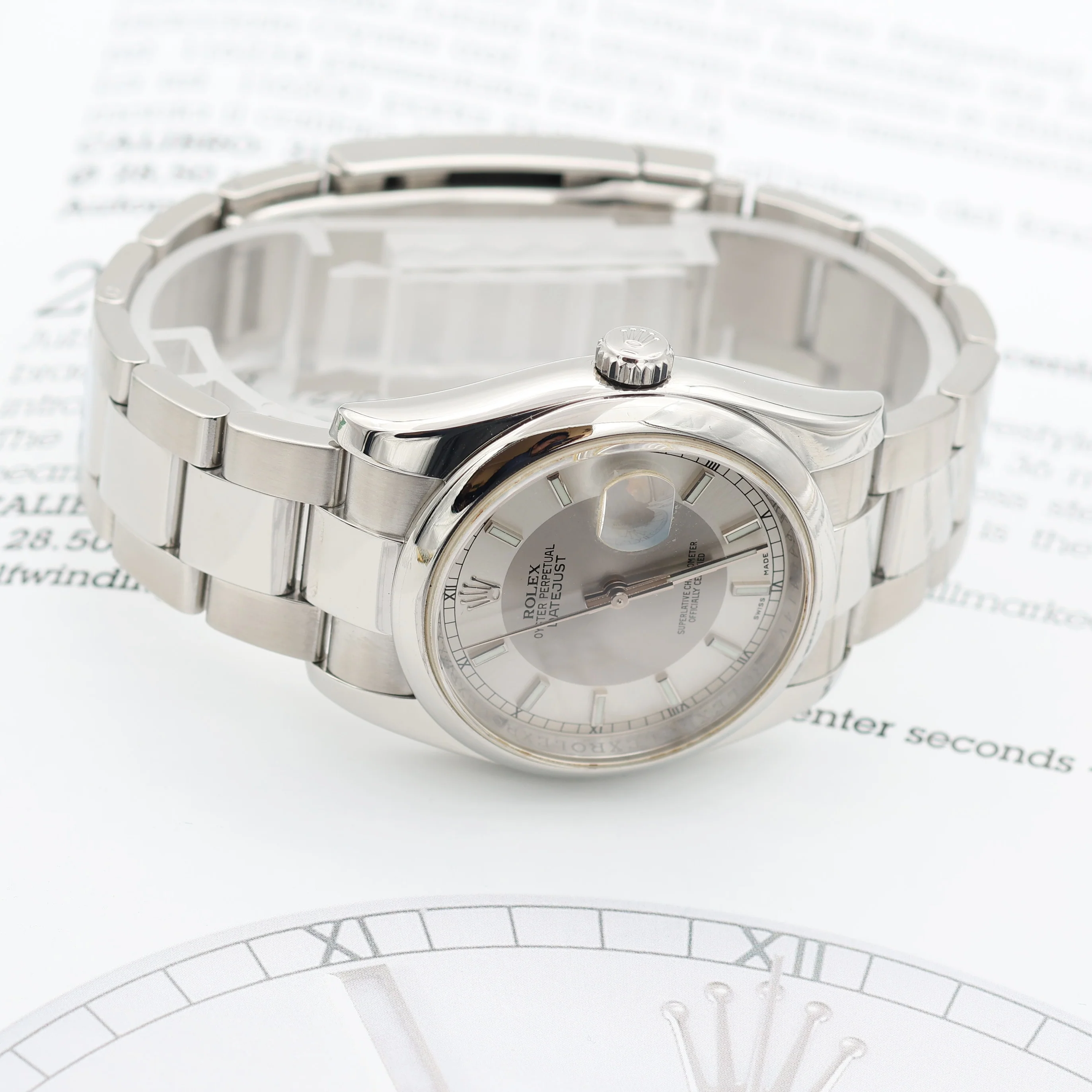 Rolex Datejust ref. 116200 Tuxedo Dial - Oyster - Full Set - Image 7