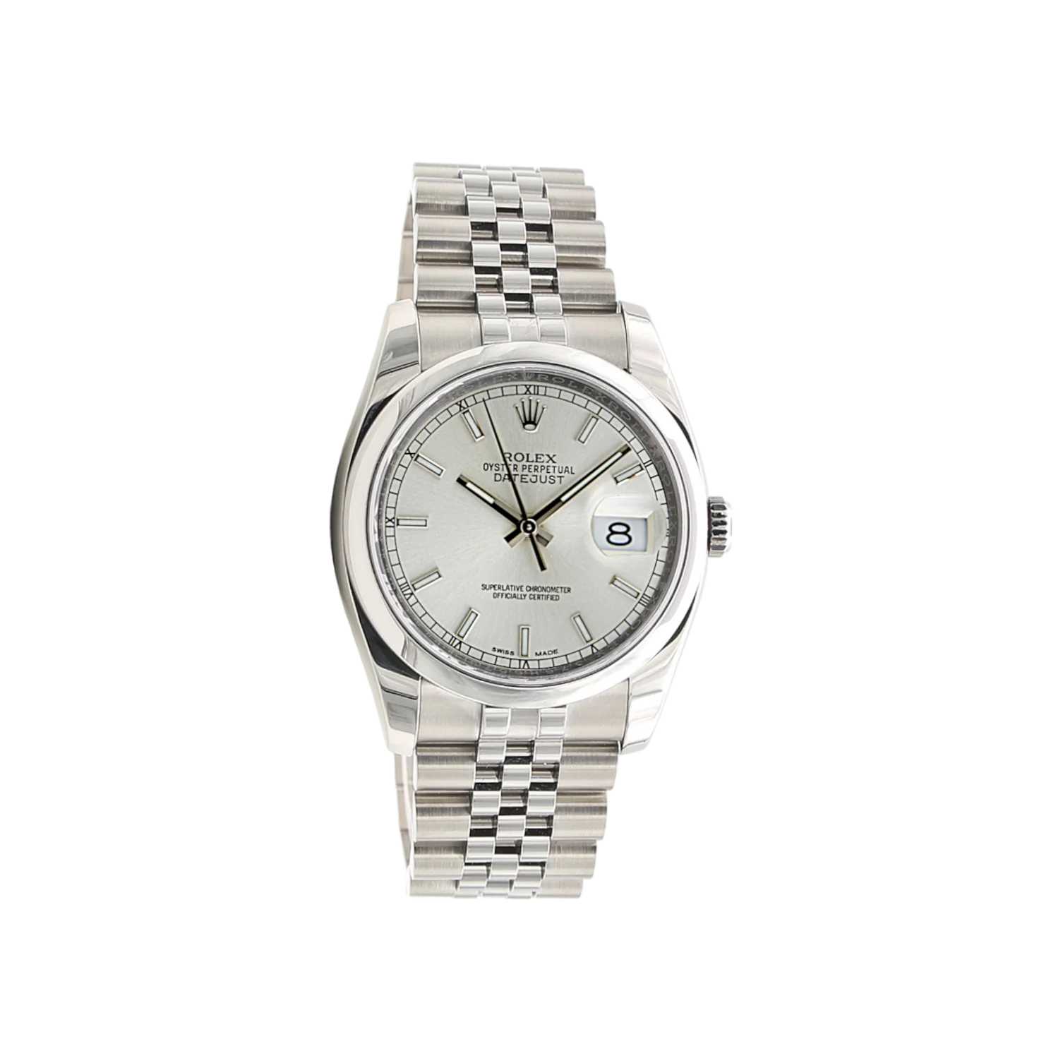 Rolex Datejust ref. 116200 SIlver Dial - Jubilee Bracelet - Full Set