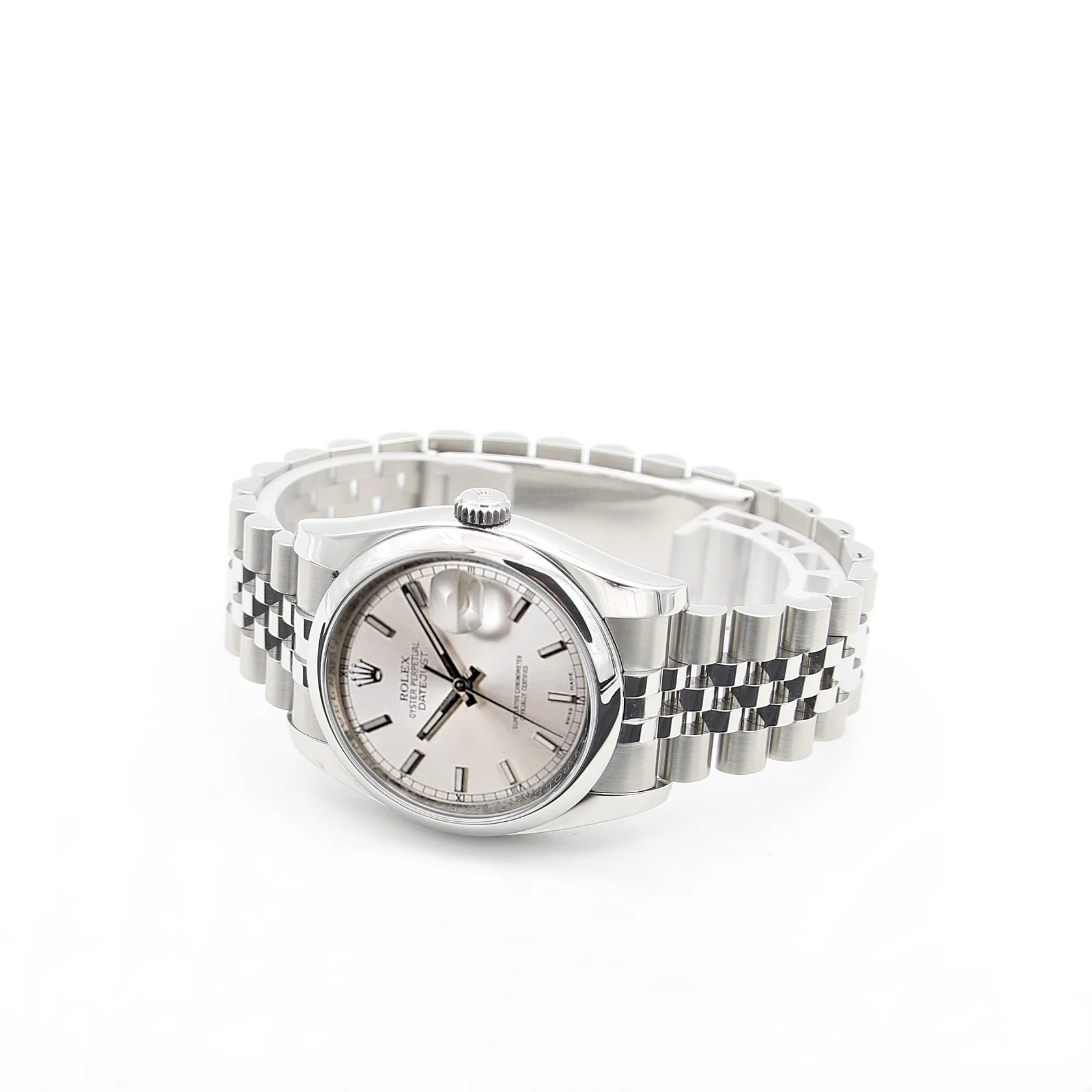 Rolex Datejust ref. 116200 SIlver Dial - Jubilee Bracelet - Full Set - Image 4