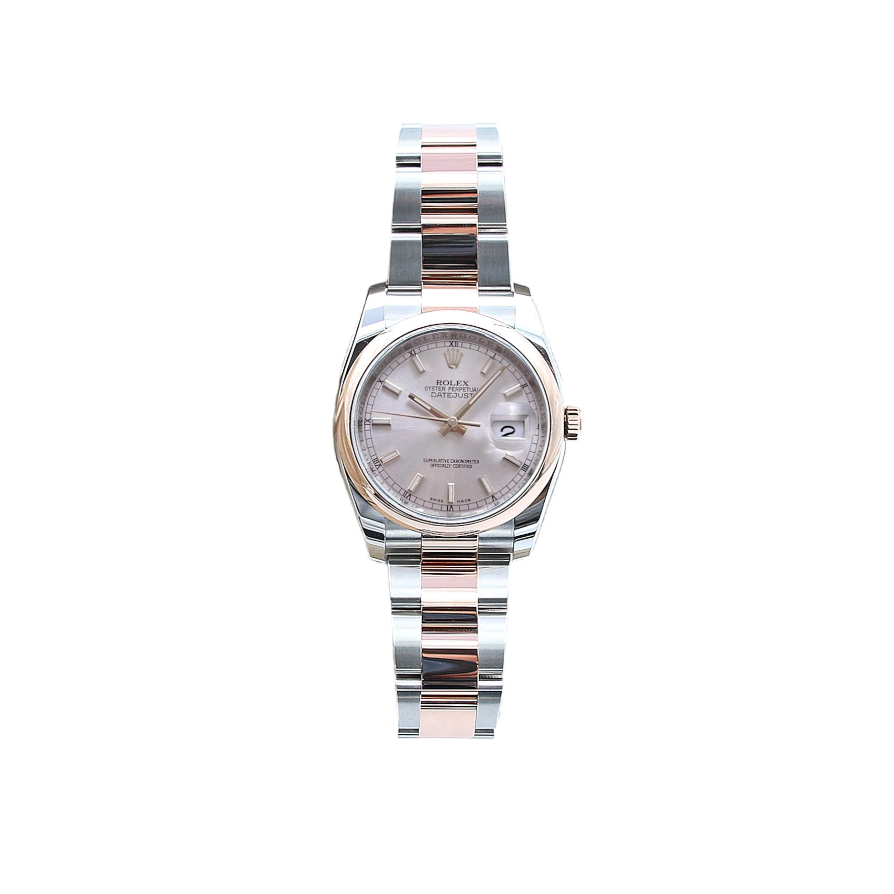 Rolex Datejust ref. 116201 Sundust Dial Oyster bracelet - Full Set