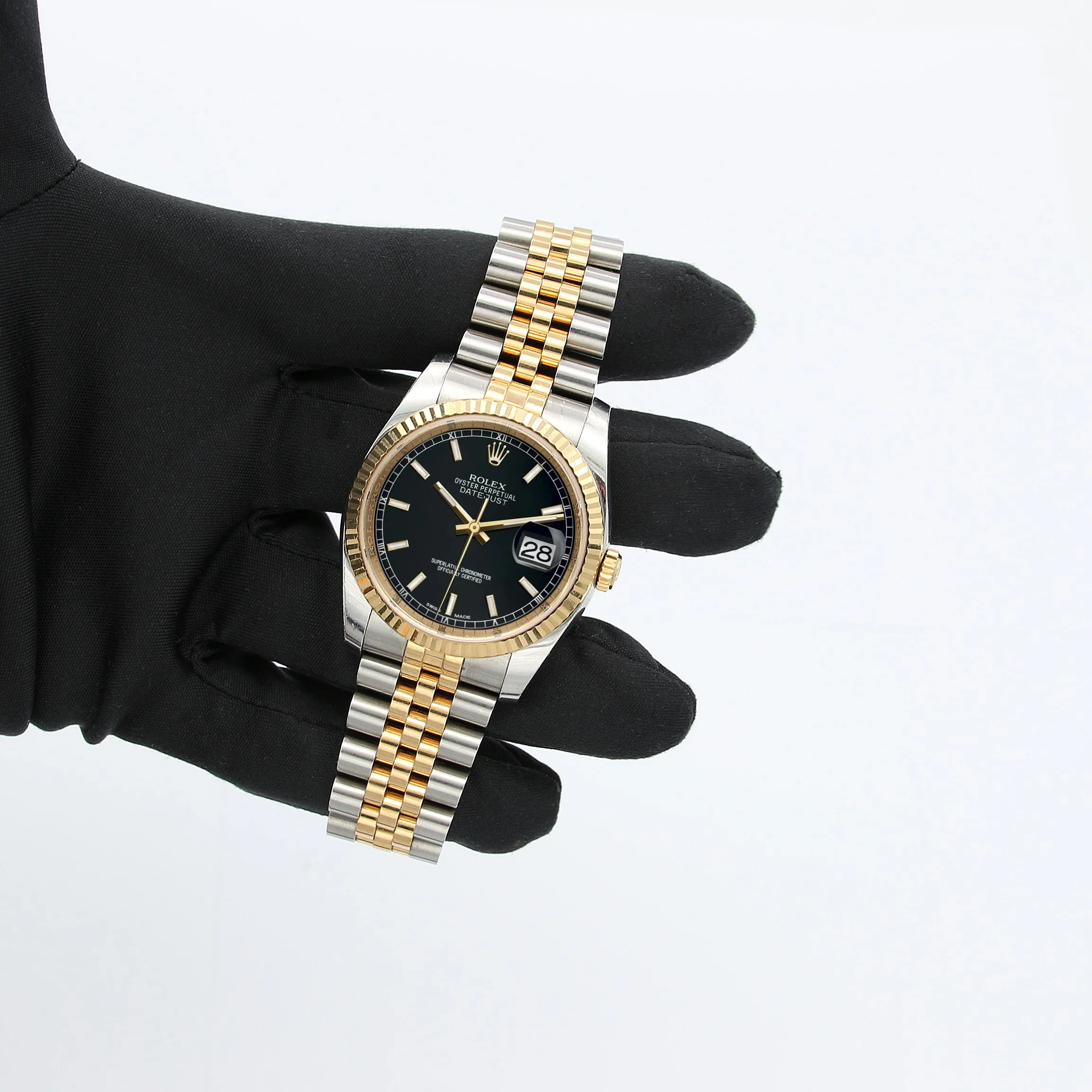 Rolex Datejust ref. 116233 Black Dial - Jubilee Bracelet - Full Set - Image 3