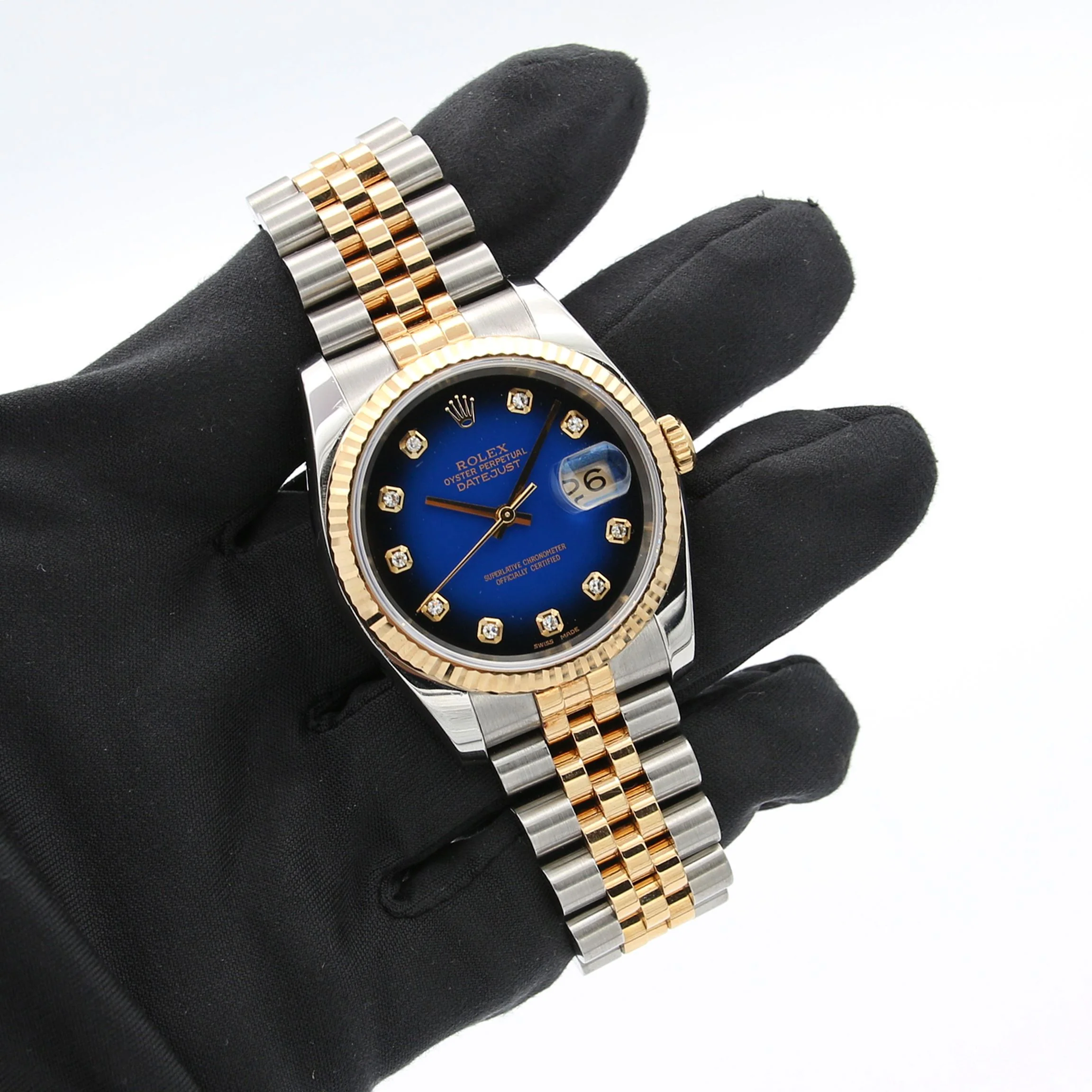 Rolex Datejust ref. 116233 Blue Diamonds Dial - Full Set - Image 2