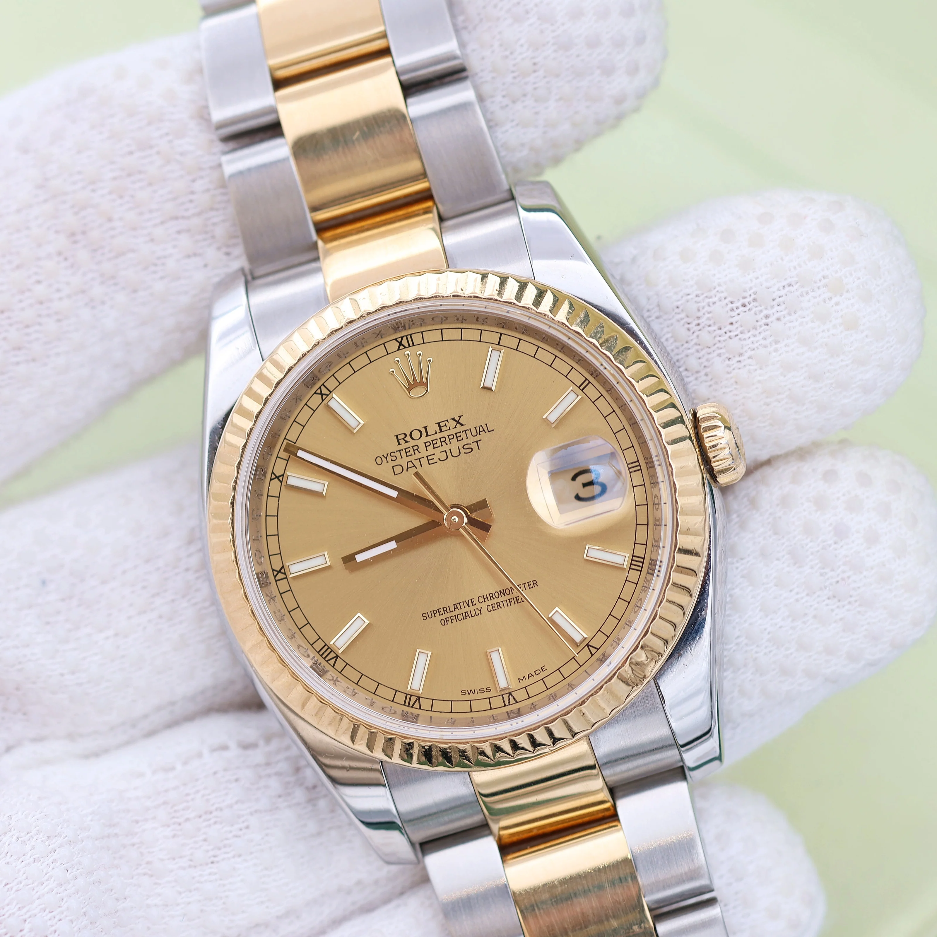 Rolex Datejust ref. 116233 Champagne Dial - Oyster Bracelet - Full Set - Image 2