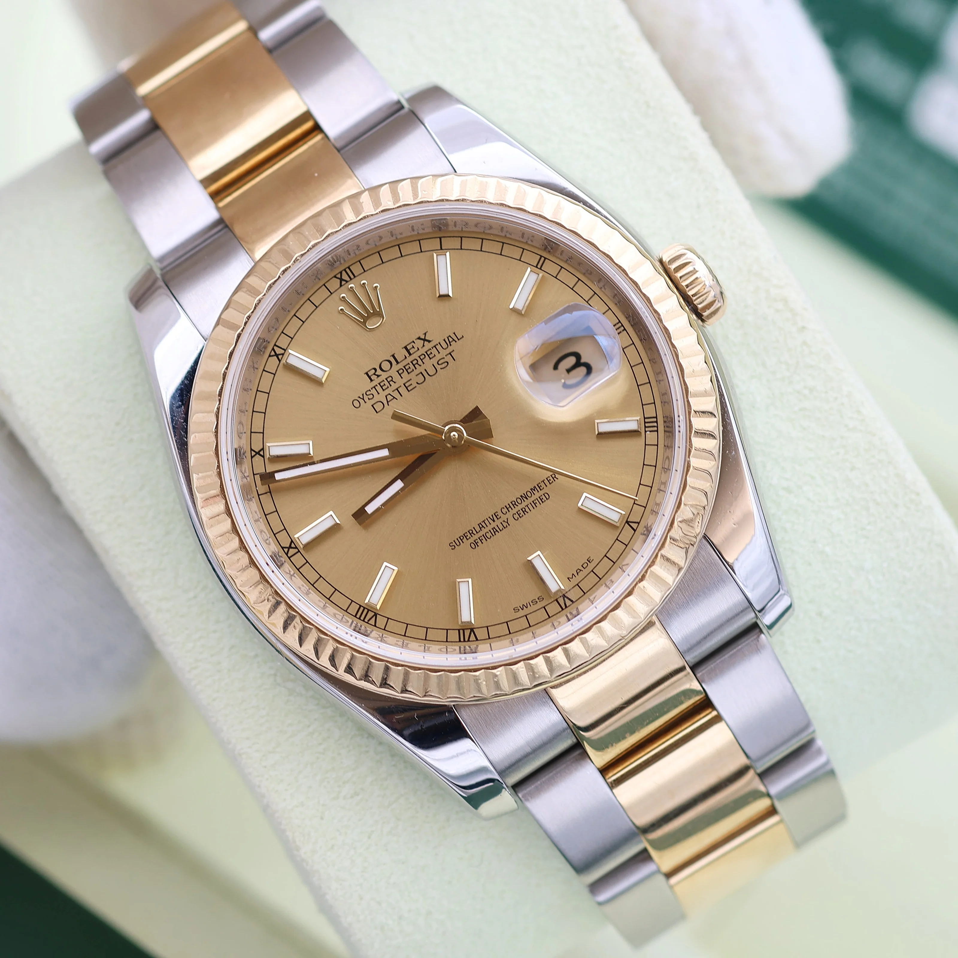 Rolex Datejust ref. 116233 Champagne Dial - Oyster Bracelet - Full Set - Image 5