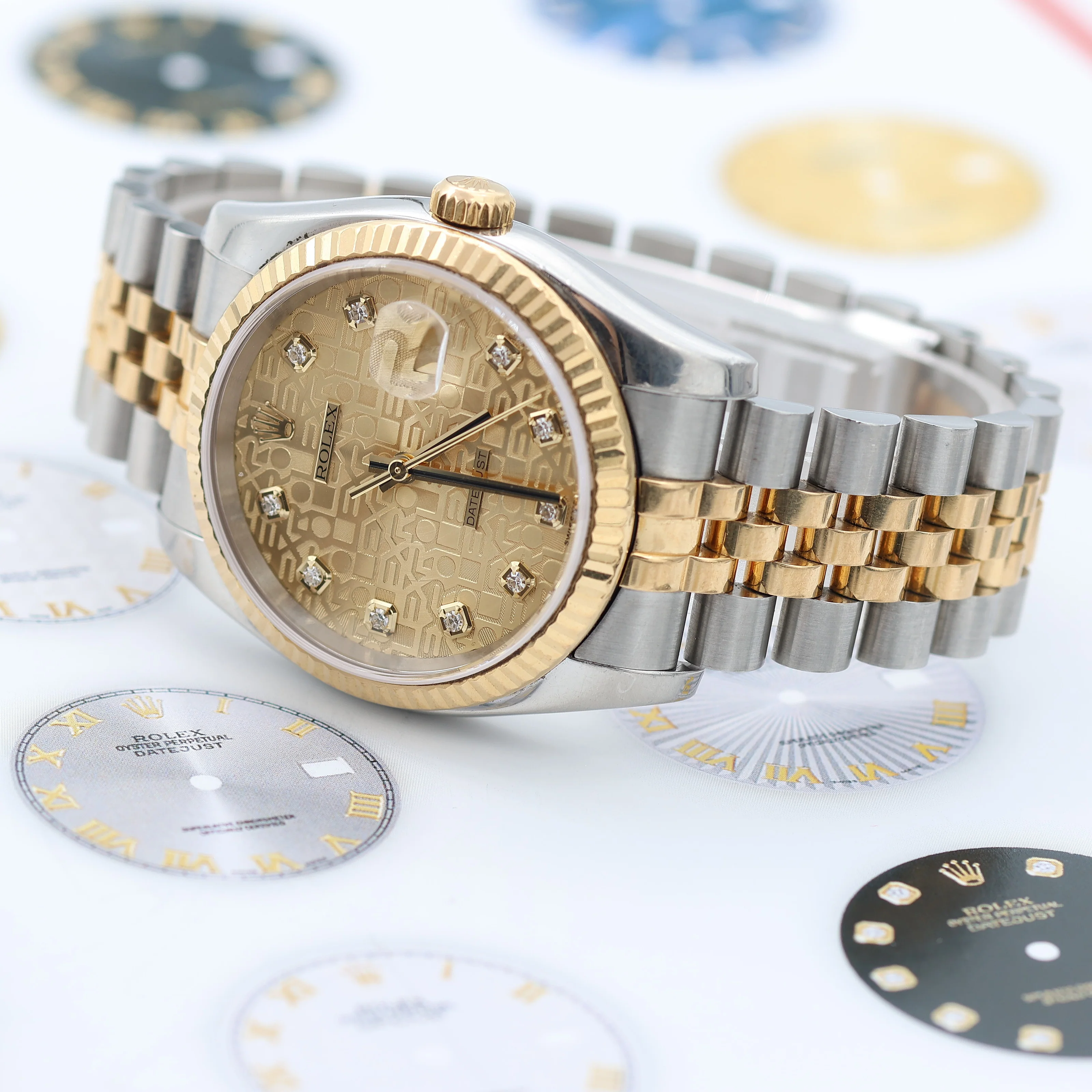 Rolex Datejust ref. 116233 Computer Champagne Diamonds Dial - Full Set - Image 13