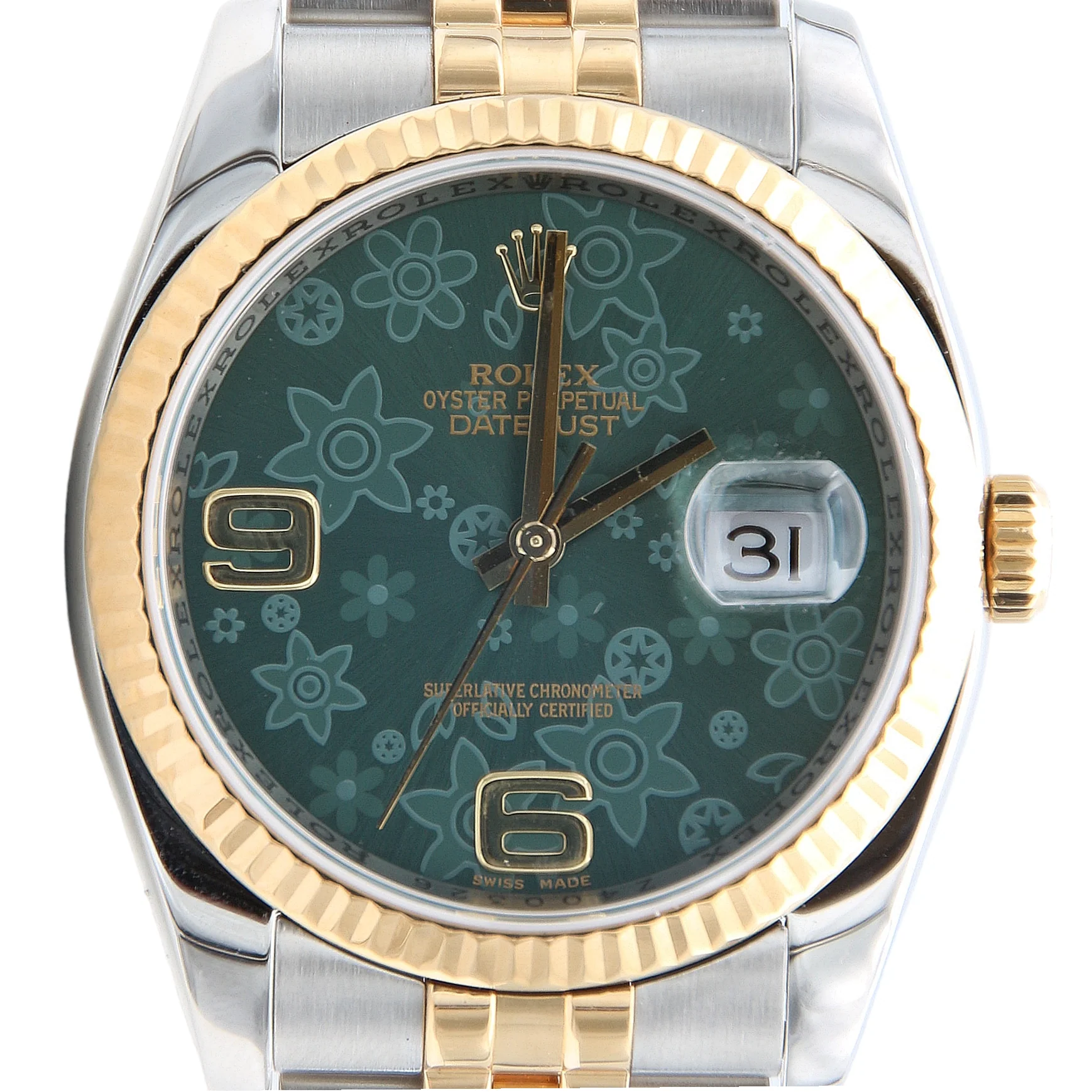 Rolex Datejust ref. 116233 Flower Dial Jubilee bracelet Full set - Image 6