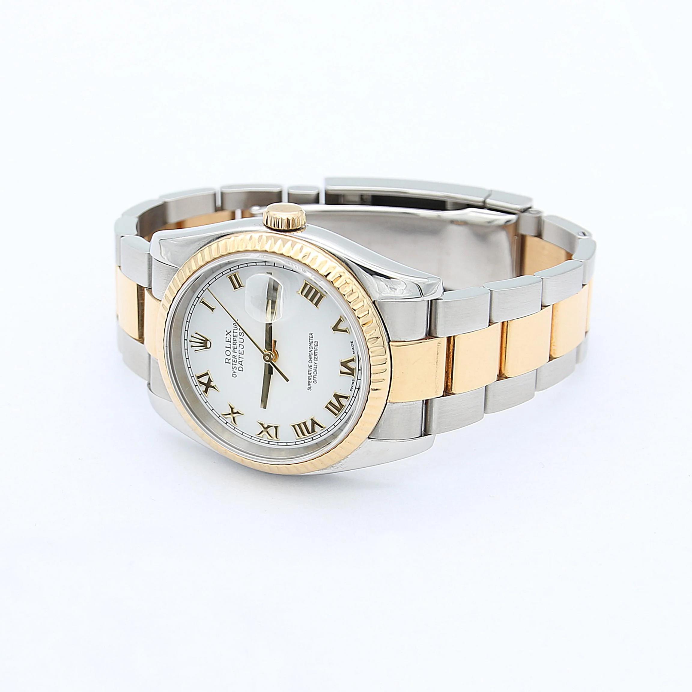 Rolex Datejust ref. 116233 White Roman Dial - Oyster Bracelet - Full Set - Image 5