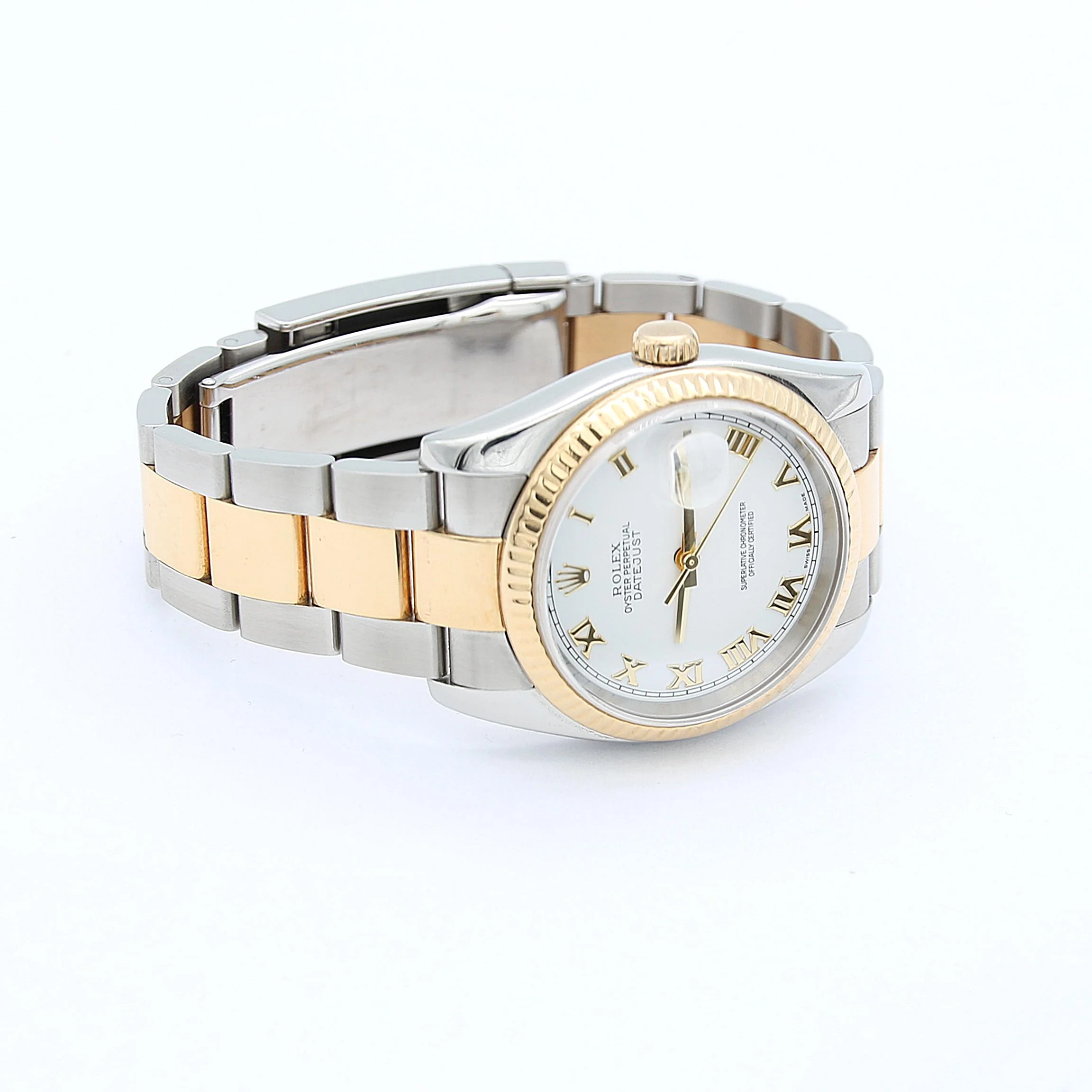 Rolex Datejust ref. 116233 White Roman Dial - Oyster Bracelet - Full Set - Image 6