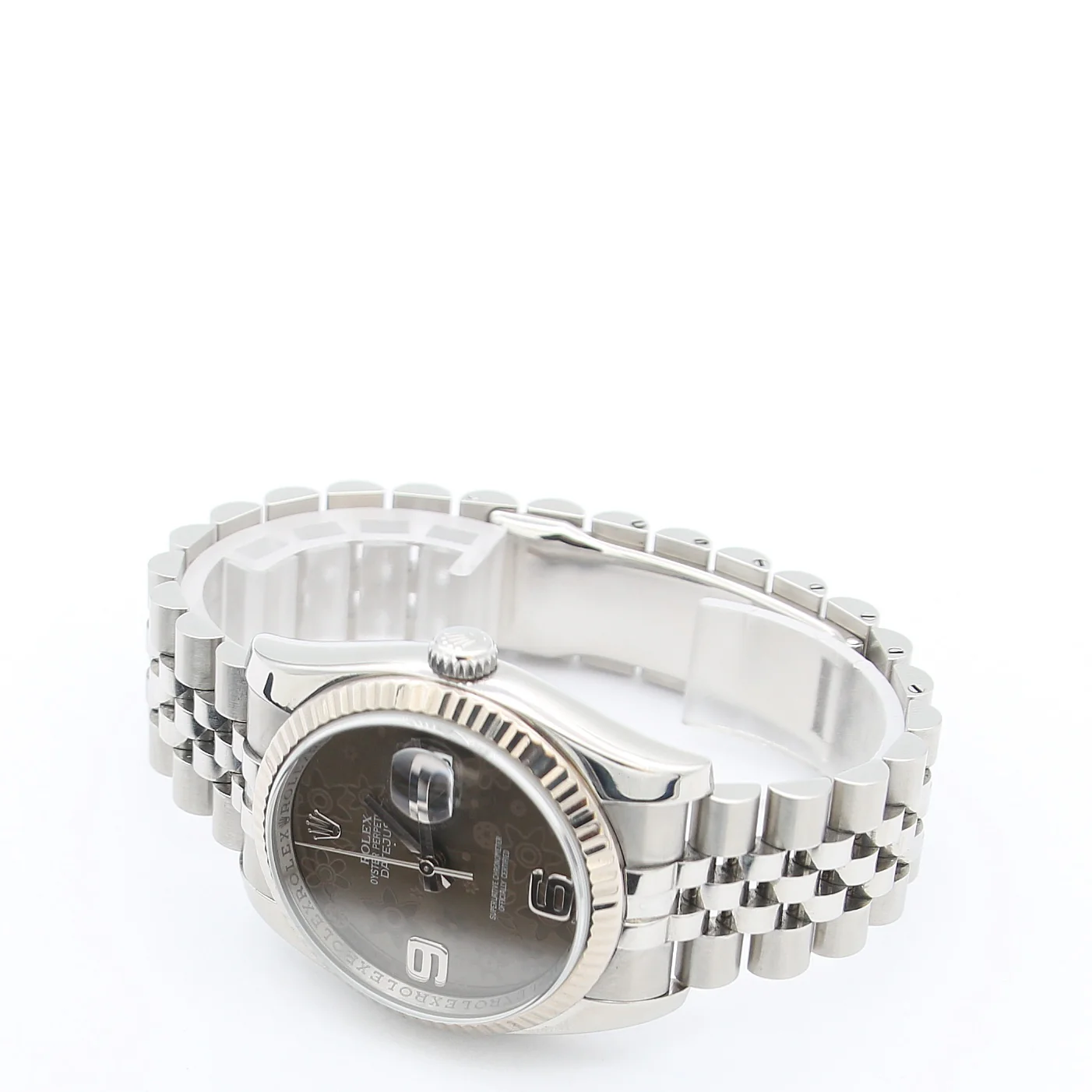 Rolex Datejust ref. 116234 Brown Flower Dial - Jubilee - Only Watch - Image 5