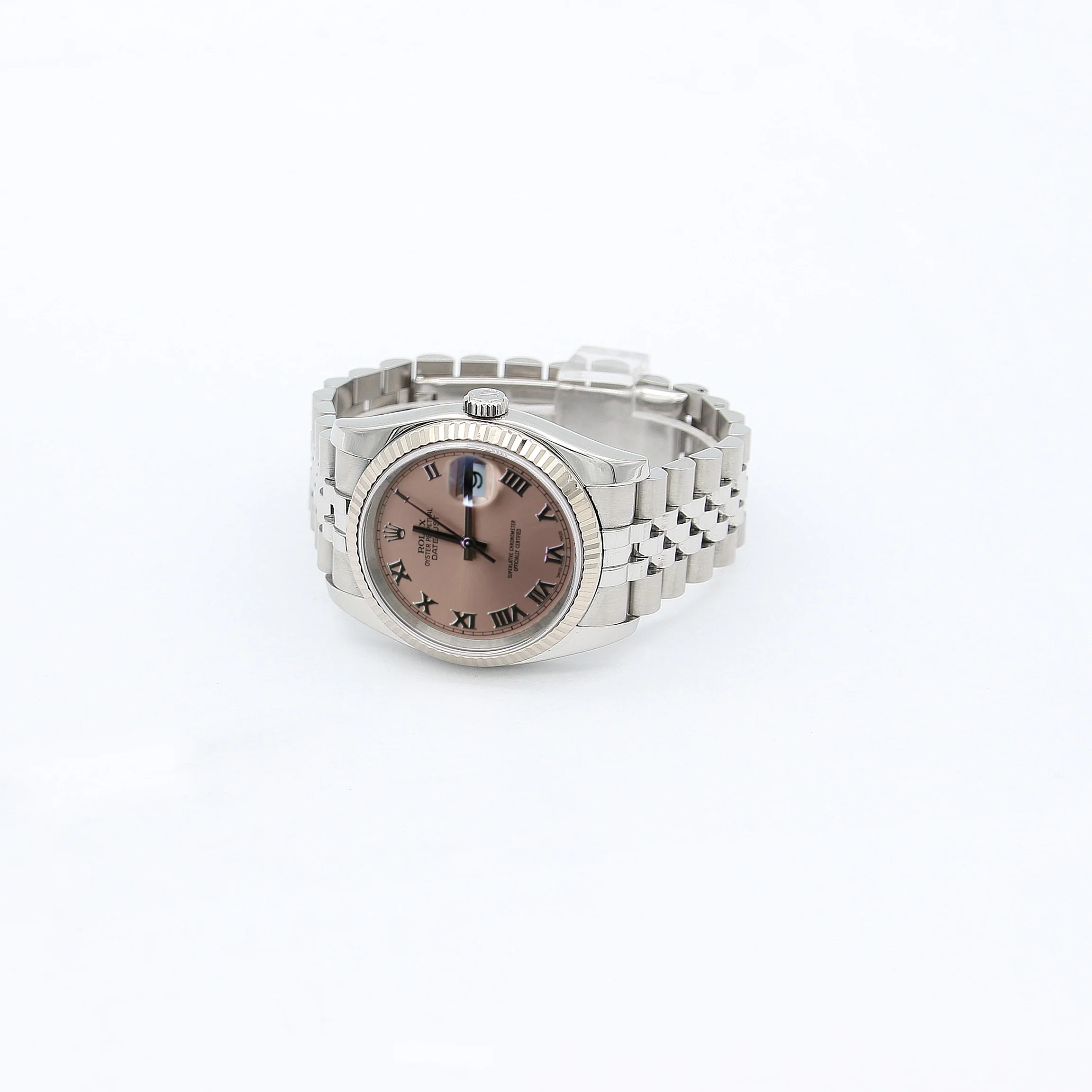 Rolex Datejust ref. 116234 Salmon Roman Dial - Jubilee - Full Set - Image 3