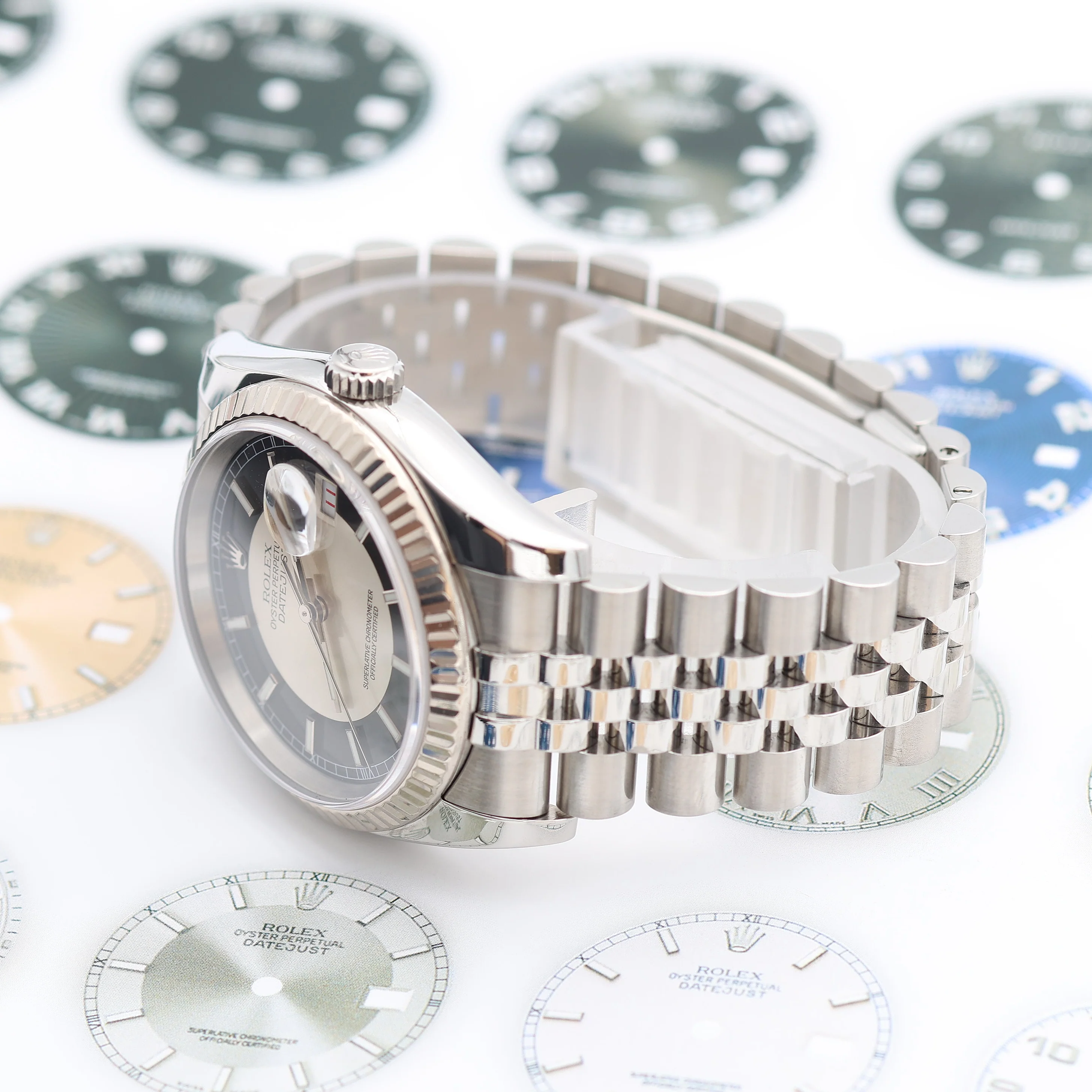 Rolex Datejust ref. 116234 Tuxedo (Silver/Black) Dial - Jubilee - Full Set - Image 11