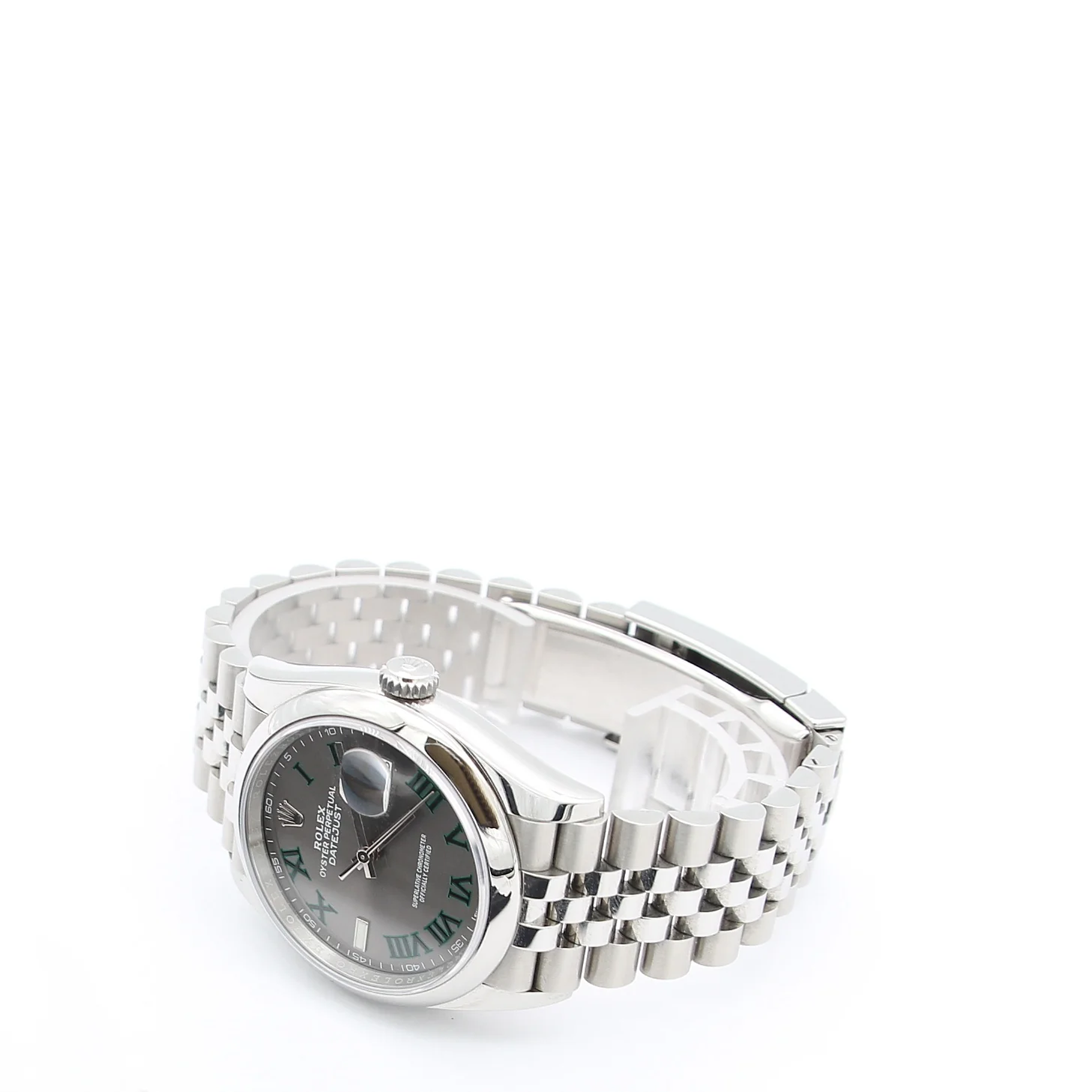 Rolex Datejust ref. 126200 Wimbledon Dial Jubilee Bracelet - Full Set - Image 6