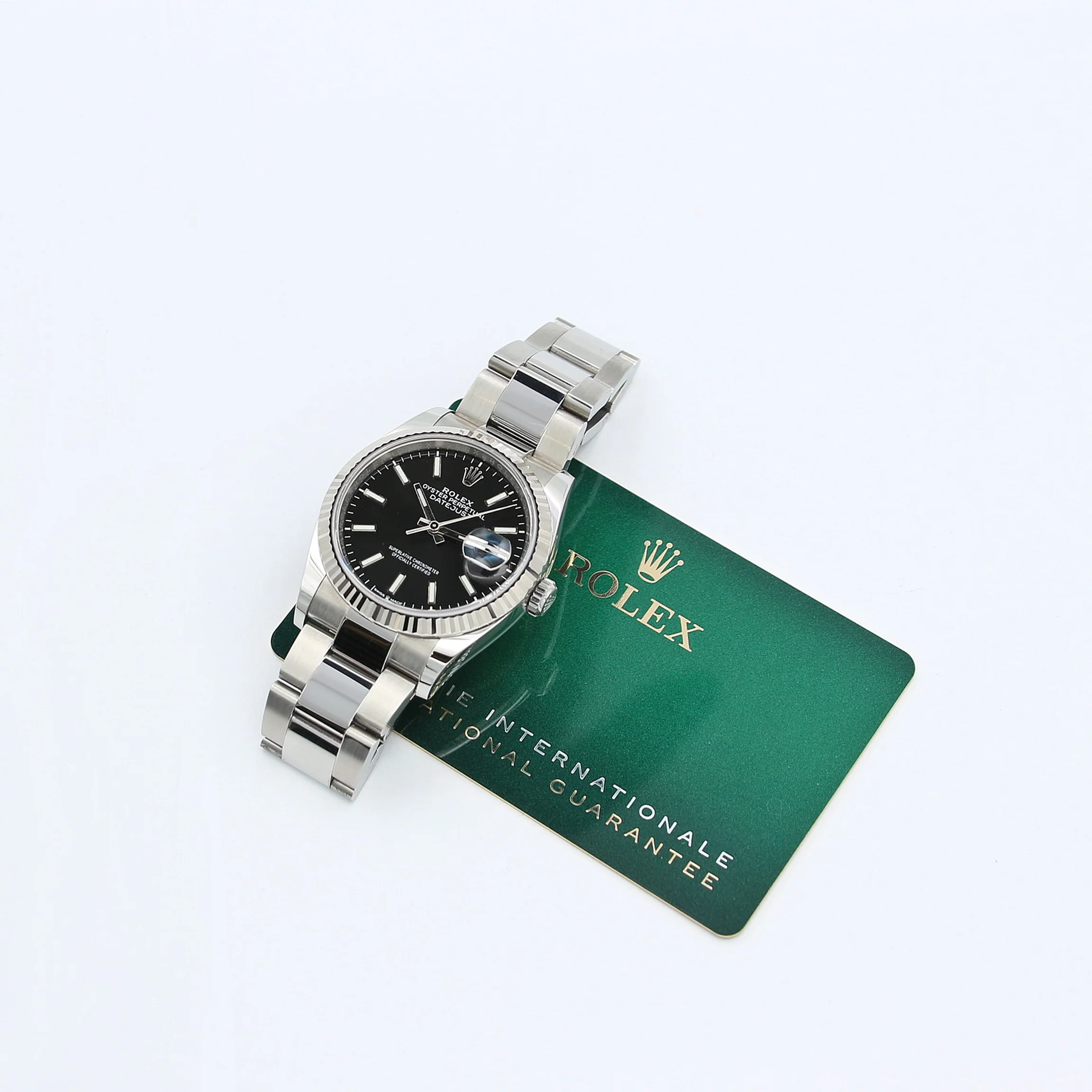 Rolex Datejust ref. 126234 Black Dial Oyster bracelet - Full Set - Image 4