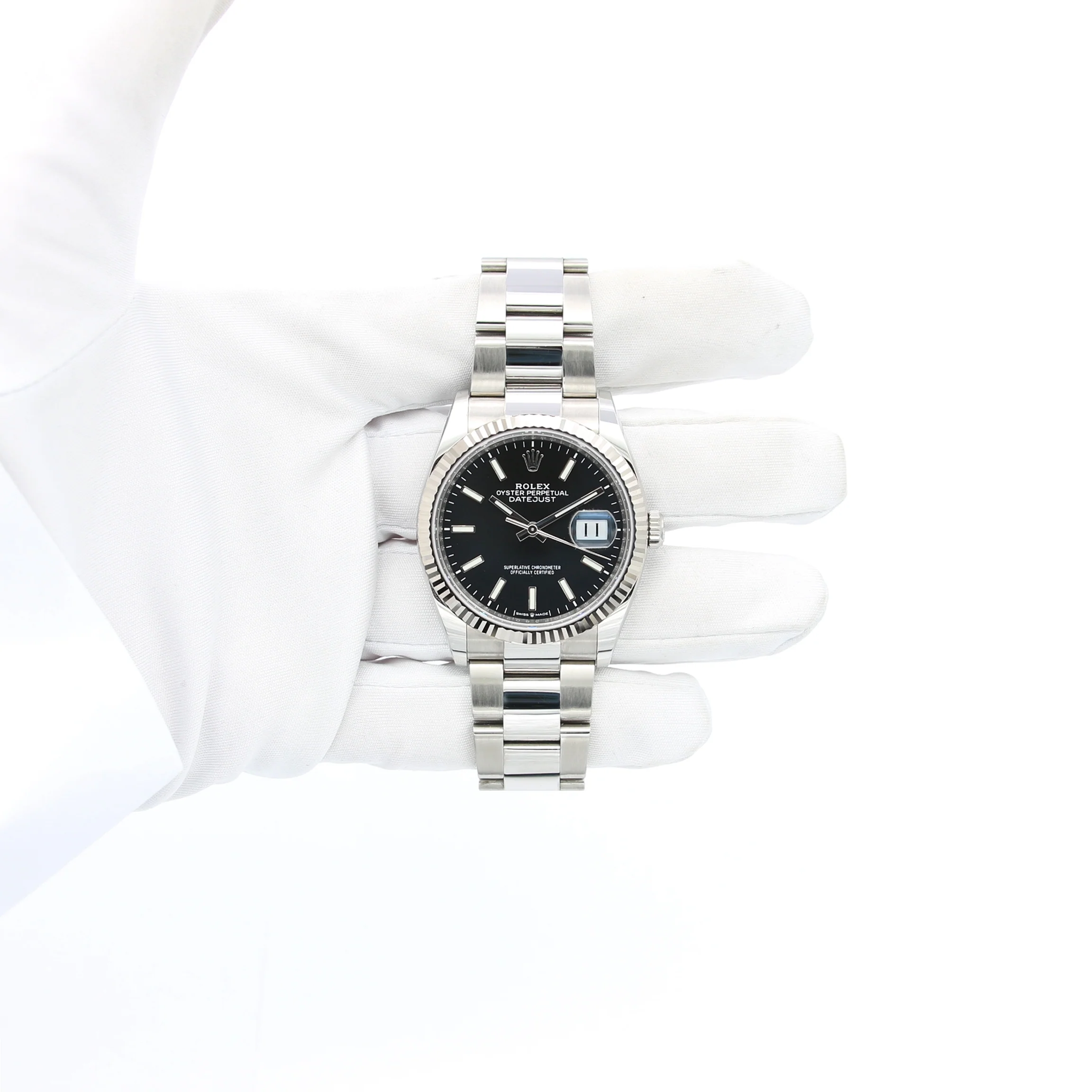 Rolex Datejust ref. 126234 Black Dial Oyster bracelet - Full Set - Image 9