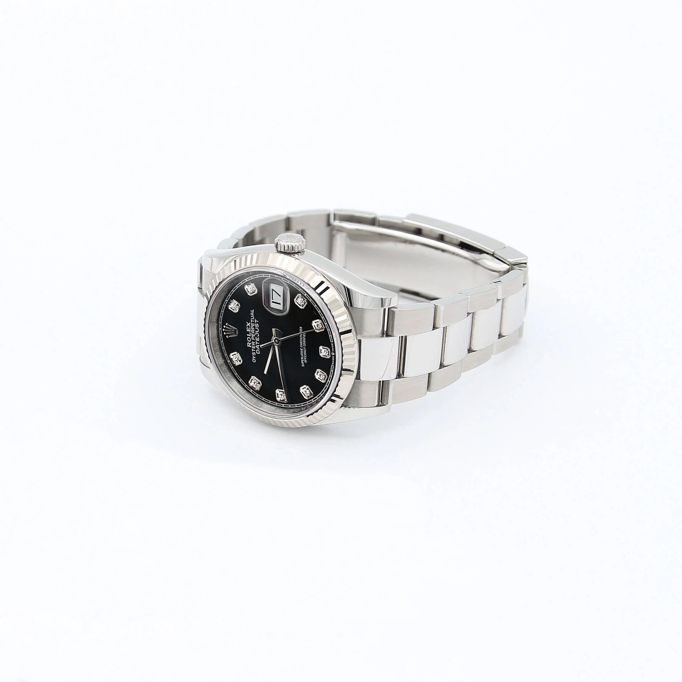 Rolex Datejust ref. 126234 Black Diamonds Dial Oyster bracelet - Full Set - Image 4