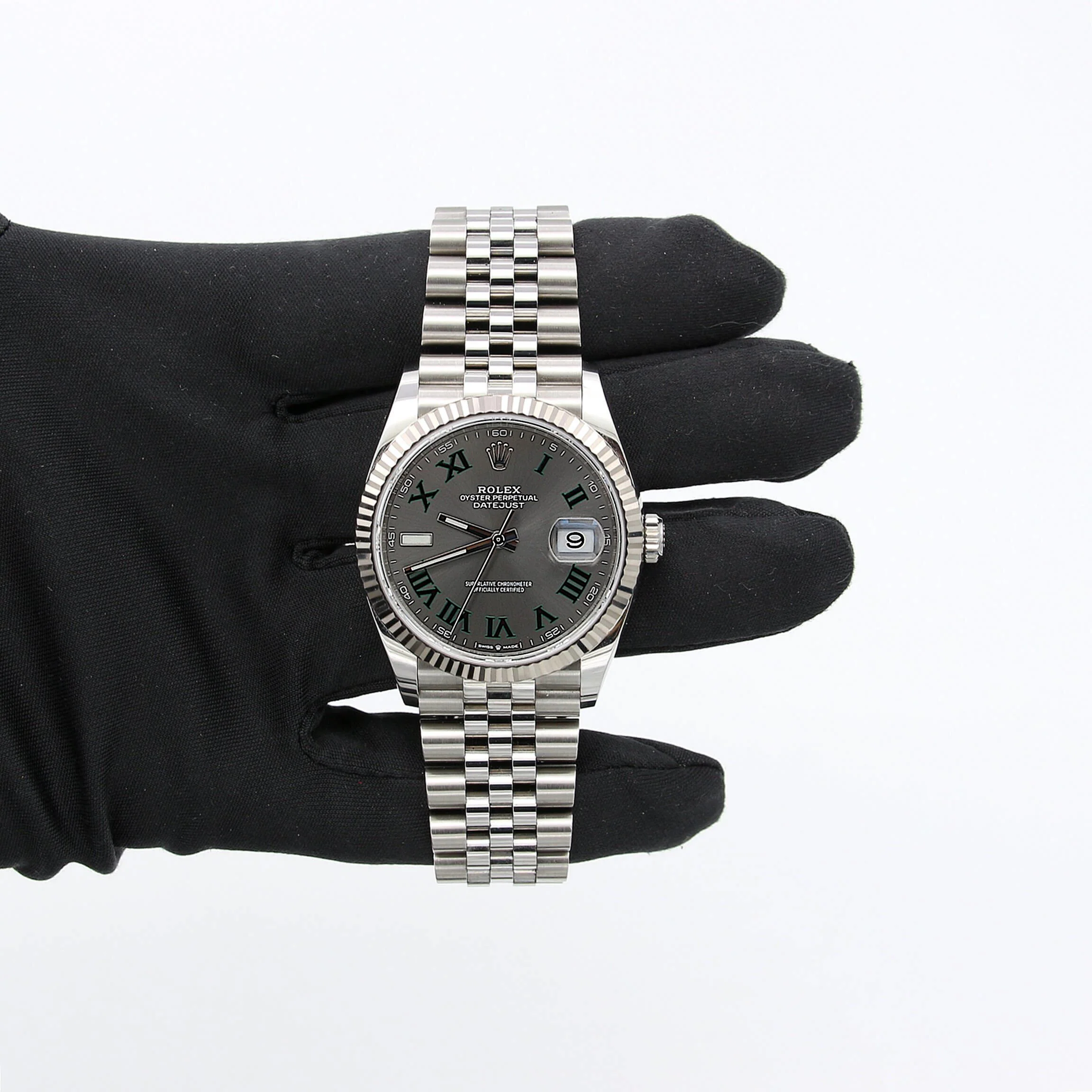 Rolex Datejust ref. 126234 Wimbledon Dial Jubilee bracelet - Full Set - Image 3