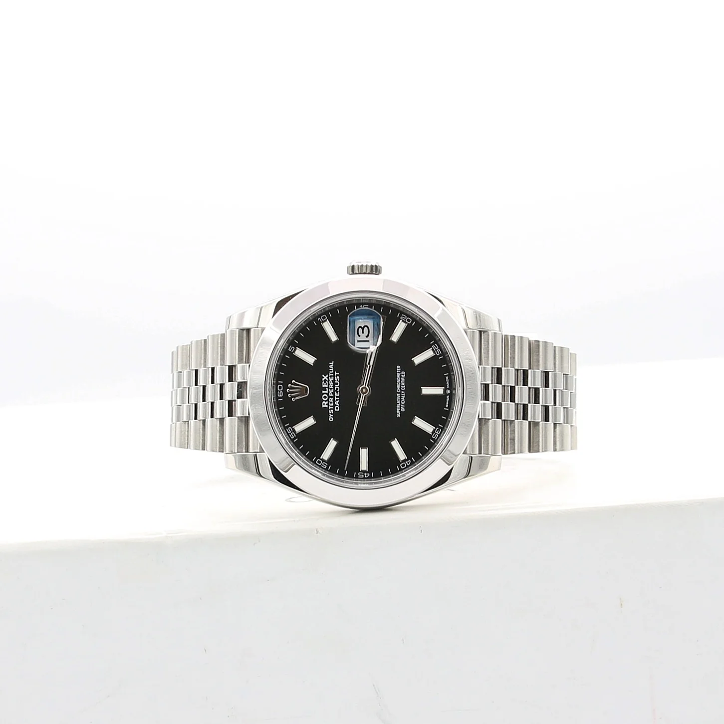 Rolex Datejust ref. 126300 Black Dial Jubilee bracelet - Full Set - Image 5