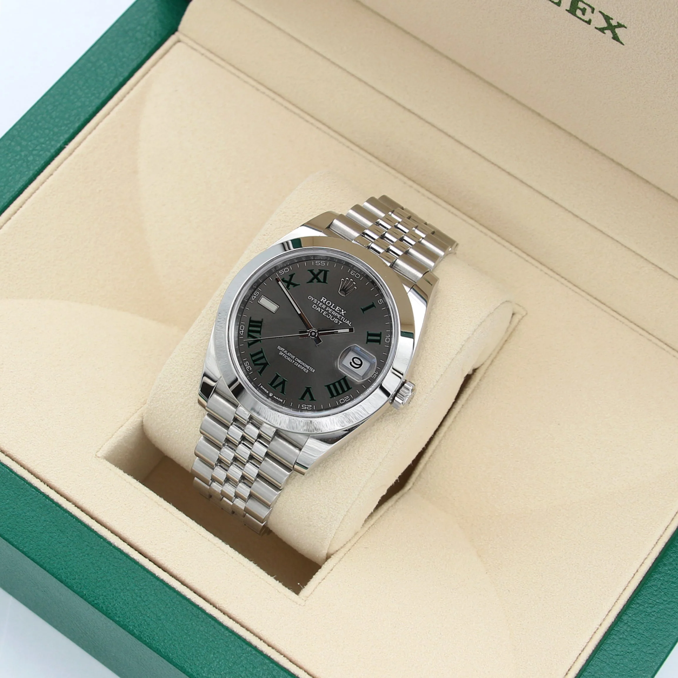 Rolex Datejust ref. 126300 Wimbledon Dial Jubilee bracelet - Full Set - Image 2
