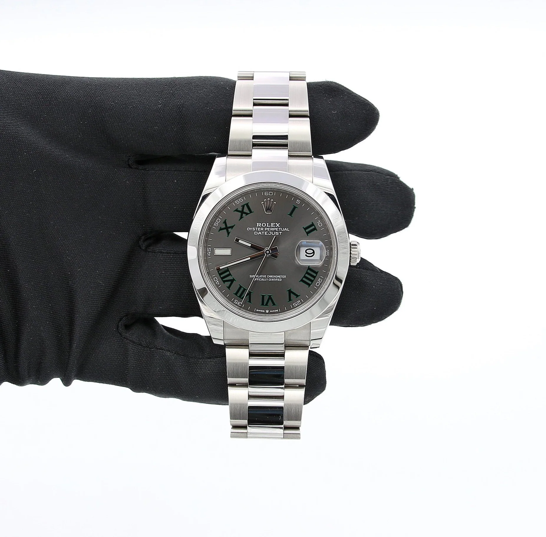 Rolex Datejust ref. 126300 Wimbledon Dial Oyster bracelet - Full Set - Image 4