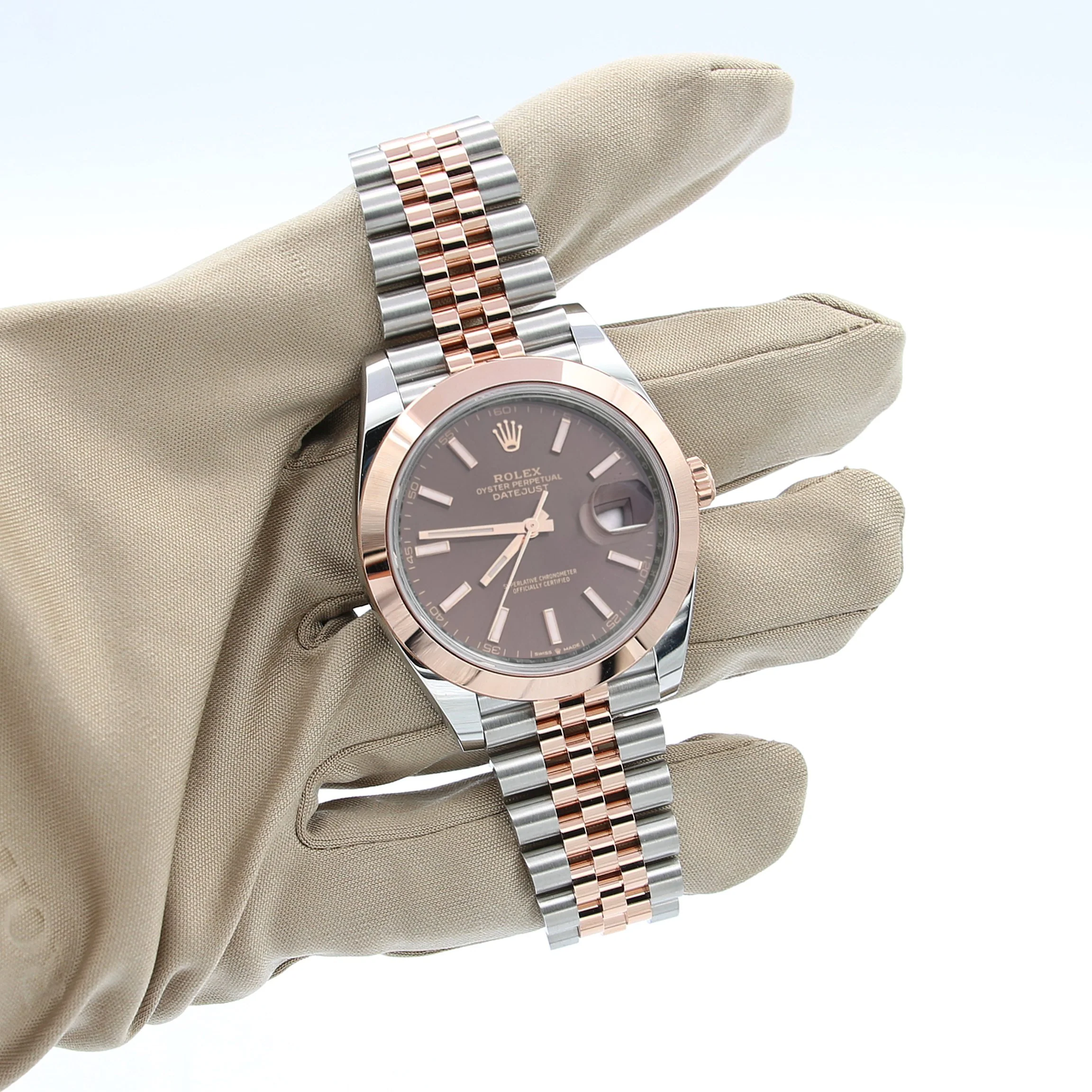 Rolex Datejust ref. 126301 Chocolate Dial Jubilee bracelet - Full Set - Image 3