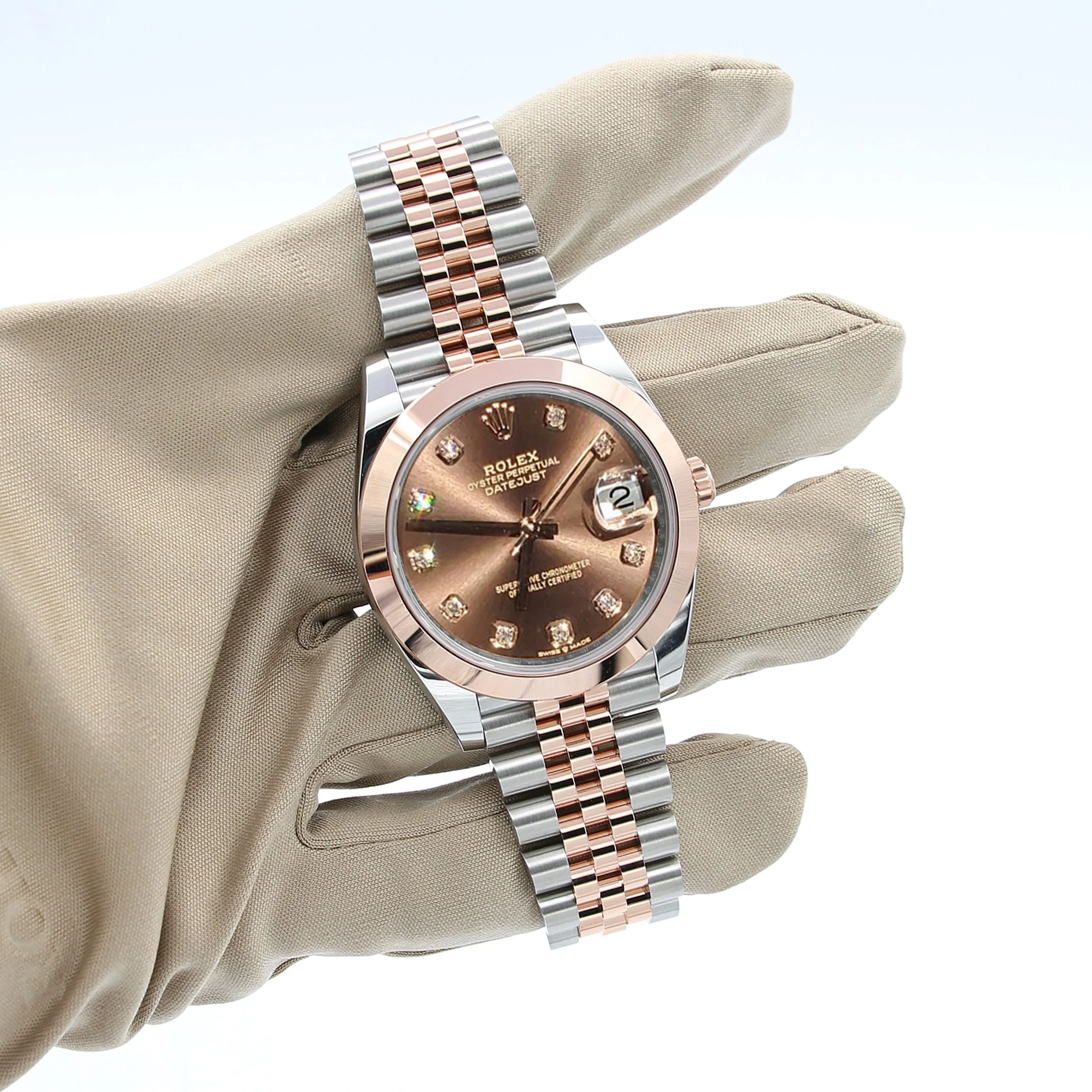 Rolex Datejust ref. 126301 Chocolate Diamonds Dial Jubilee bracelet - Full Set