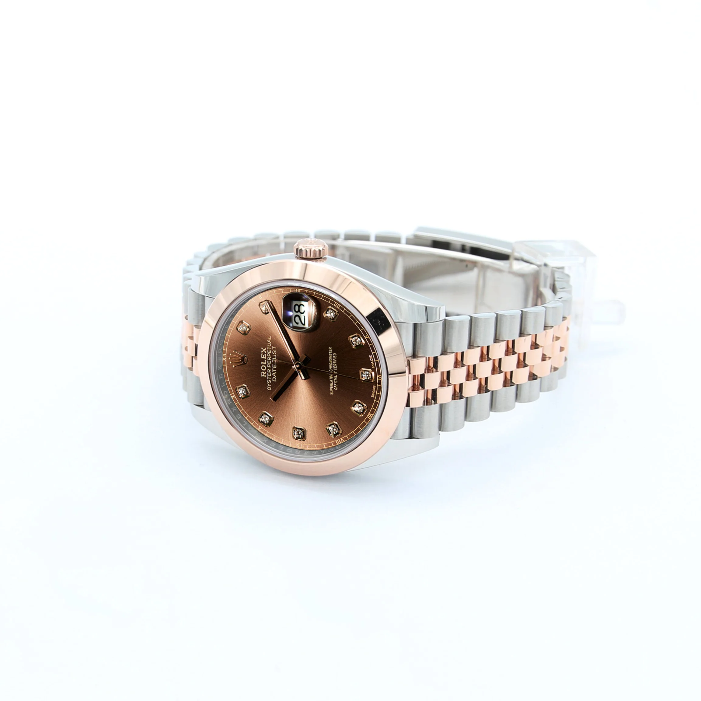 Rolex Datejust ref. 126301 Chocolate Diamonds Dial Jubilee bracelet - Full Set - Image 5