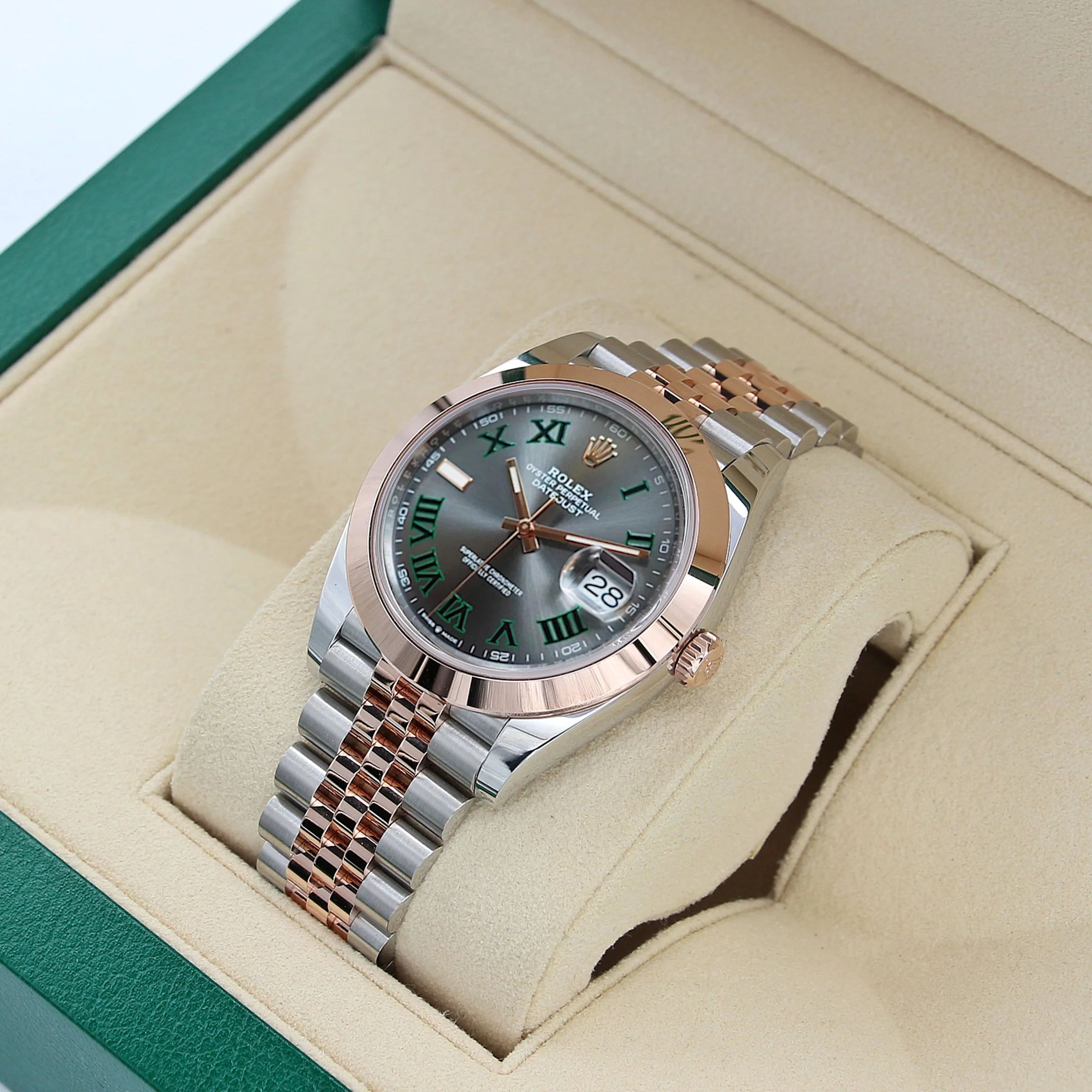Rolex Datejust ref. 126301 Wimbledon Dial Jubilee bracelet - Full Set - Image 2