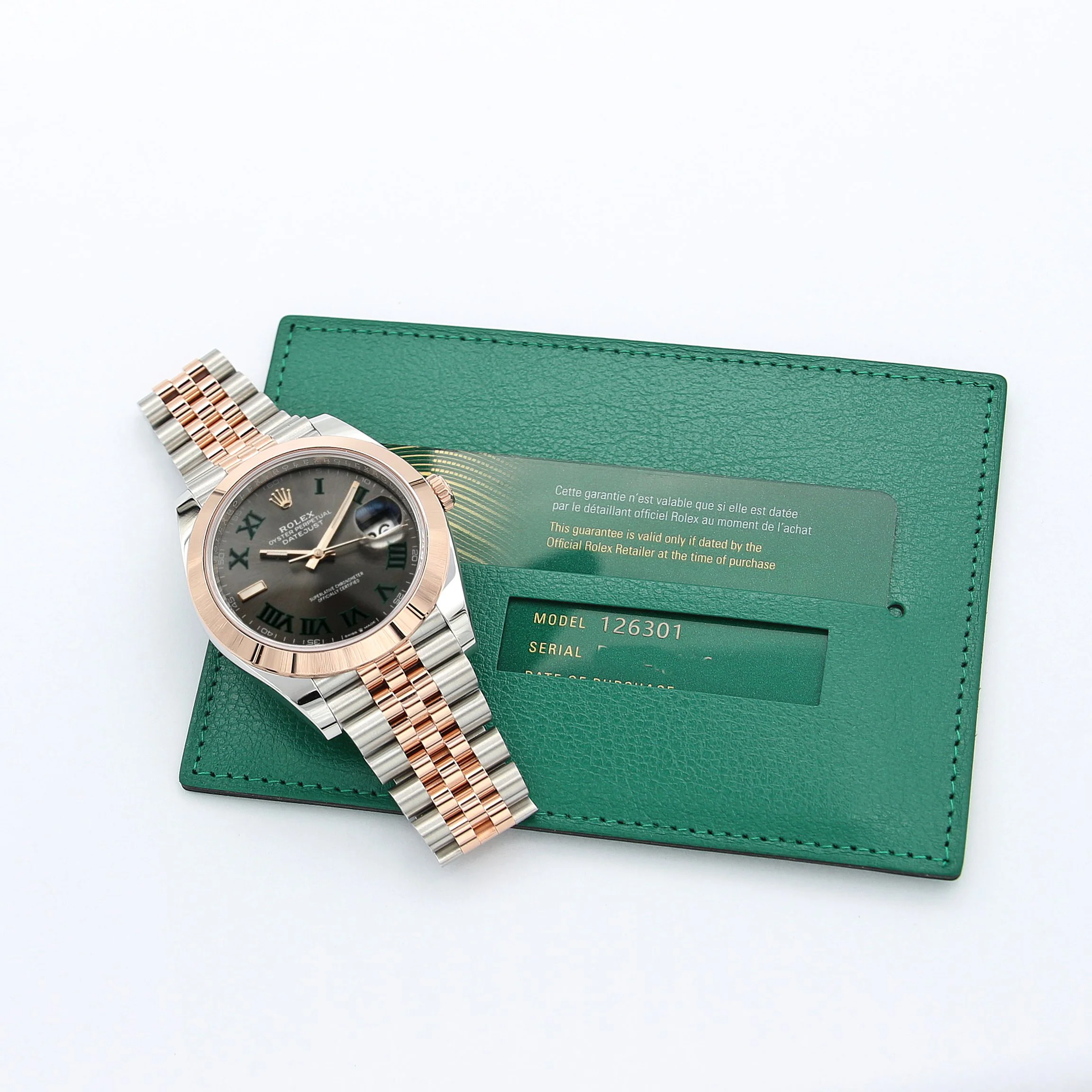 Rolex Datejust ref. 126301 Wimbledon Dial Jubilee bracelet - Full Set - Image 4