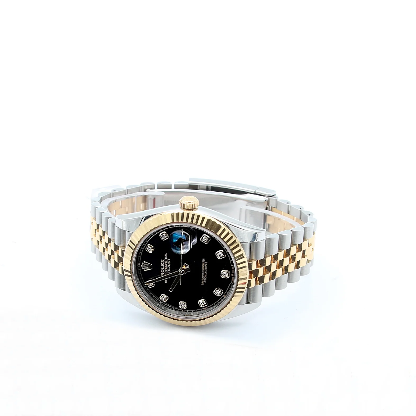 Rolex Datejust ref. 126333 Black Diamonds Dial Jubilee bracelet - Full Set - Image 5