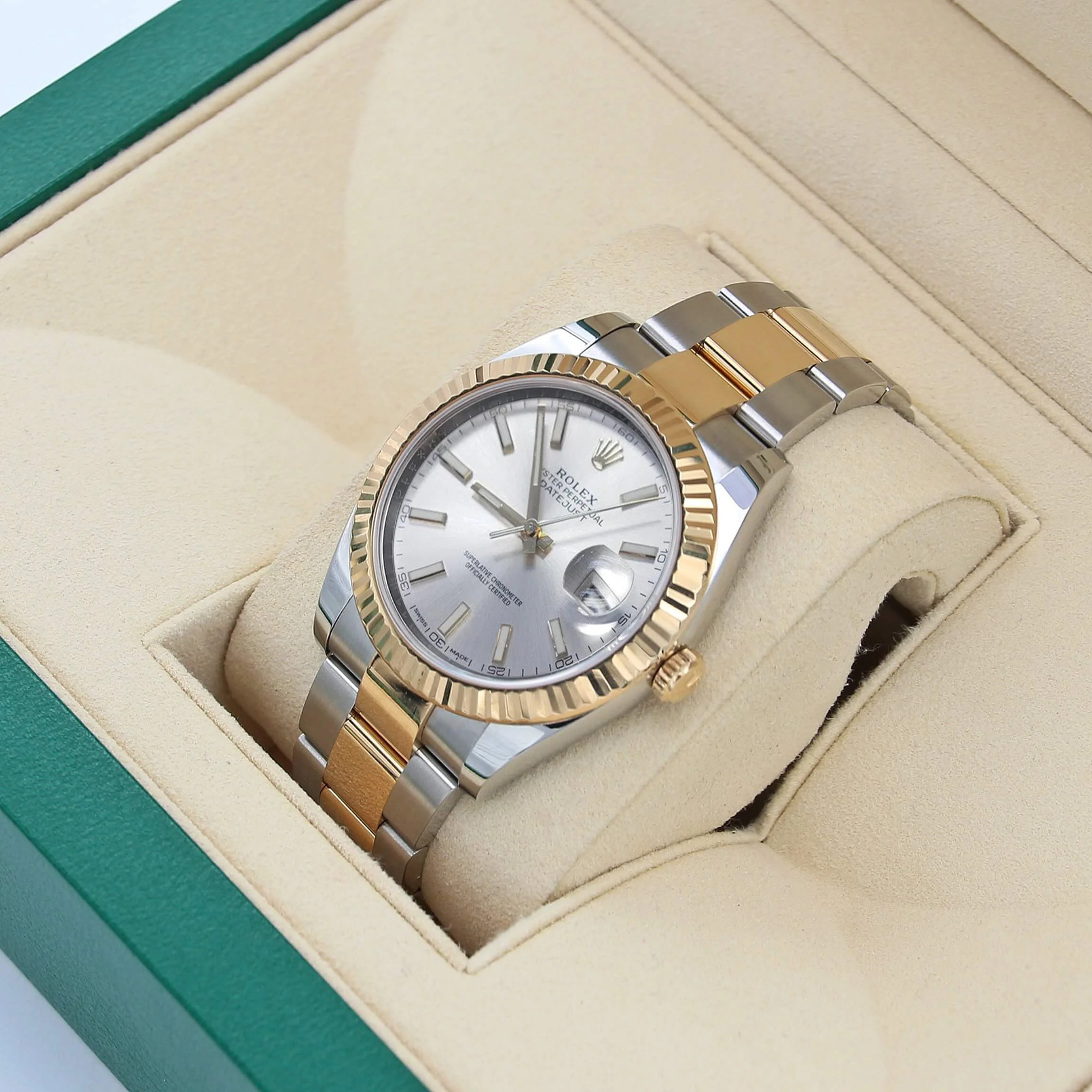 Rolex Datejust ref. 126333 Silver Dial Oyster bracelet - Full Set