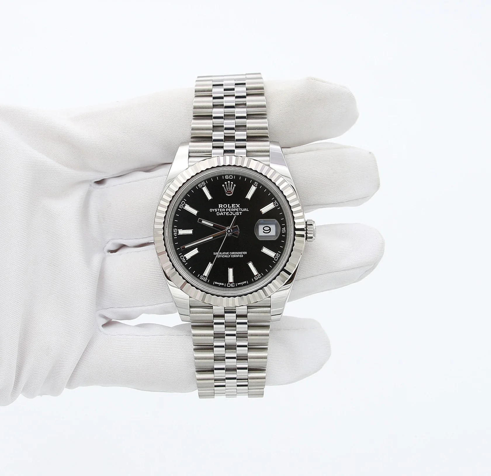 Rolex Datejust ref. 126334 Black Dial Jubilee bracelet - Full Set - Image 2