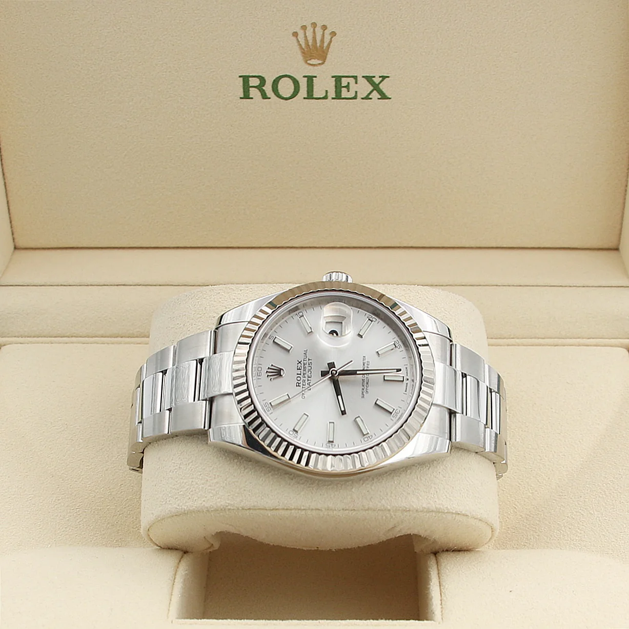 Rolex Datejust ref. 126334 Silver Dial Oyster bracelet - Full Set - Image 4