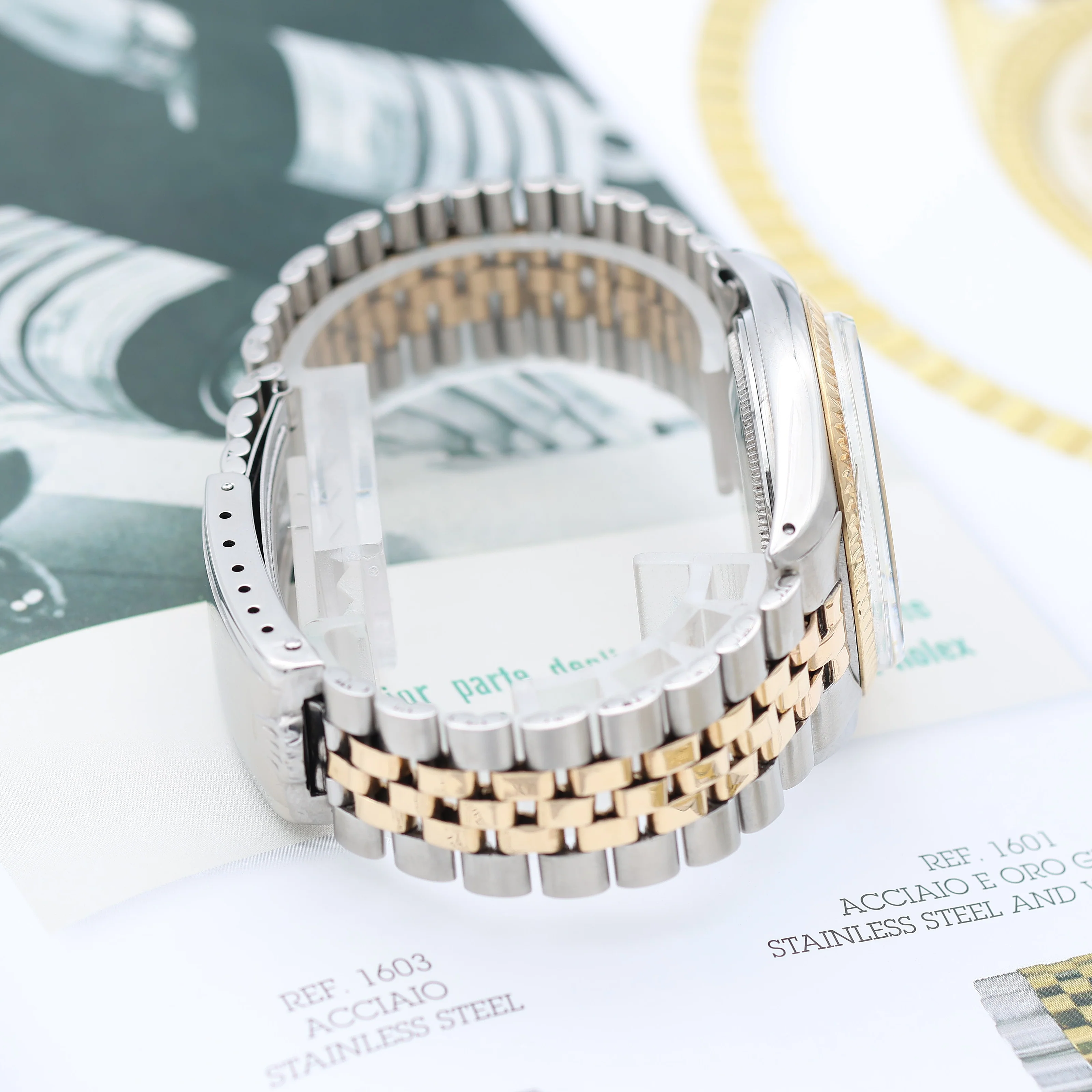 Rolex Datejust ref. 1601 - Champagne Dial - Steel/Gold - Jubilee Bracelet - Image 8