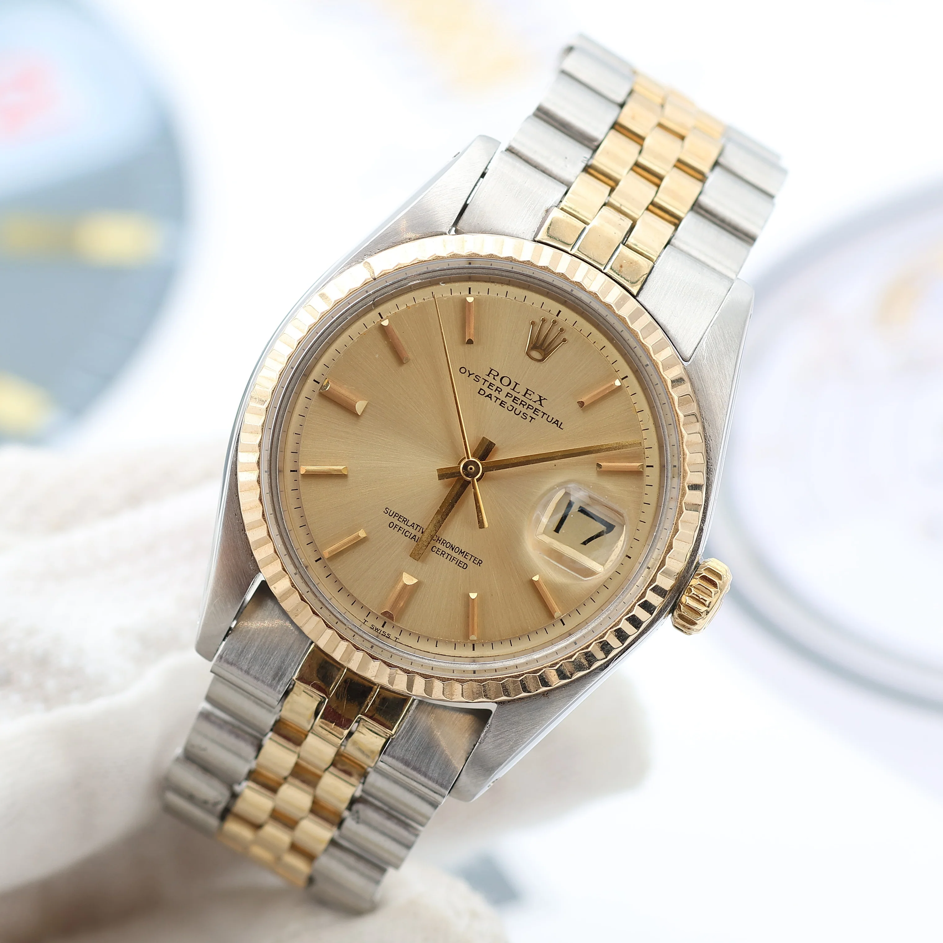Rolex Datejust ref. 1601 - Champagne Dial (V III) - Jubilee Bracelet - Image 2