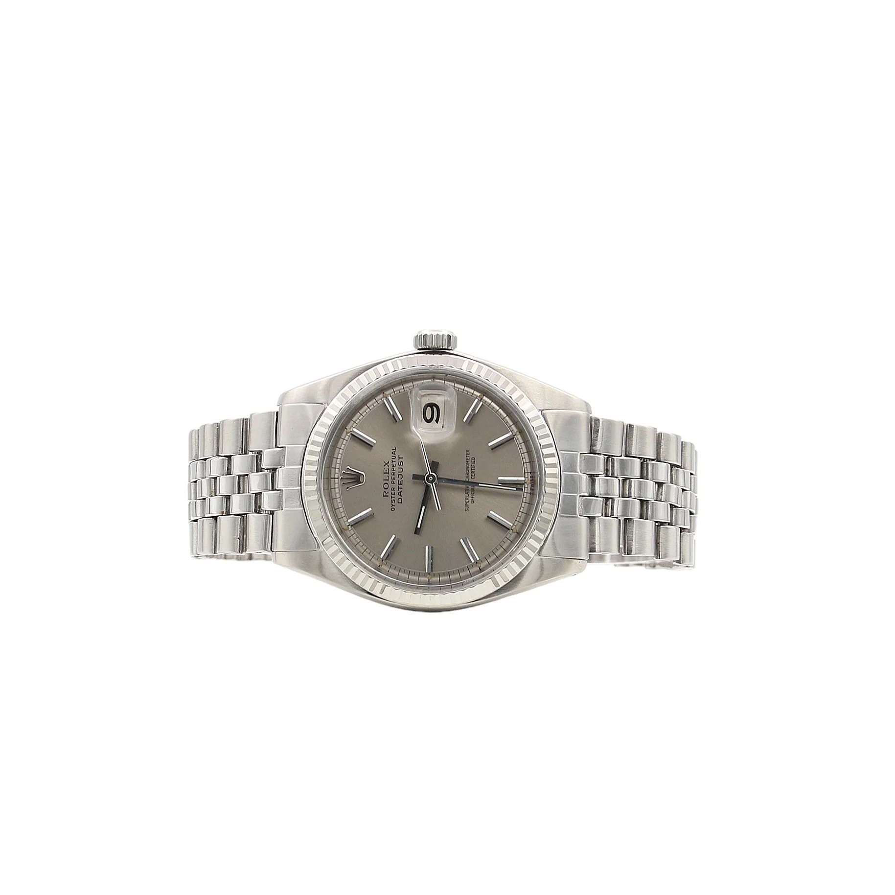Rolex Datejust ref. 1601 - Grey "Ghost" Dial - Jubilee bracelet - Image 4