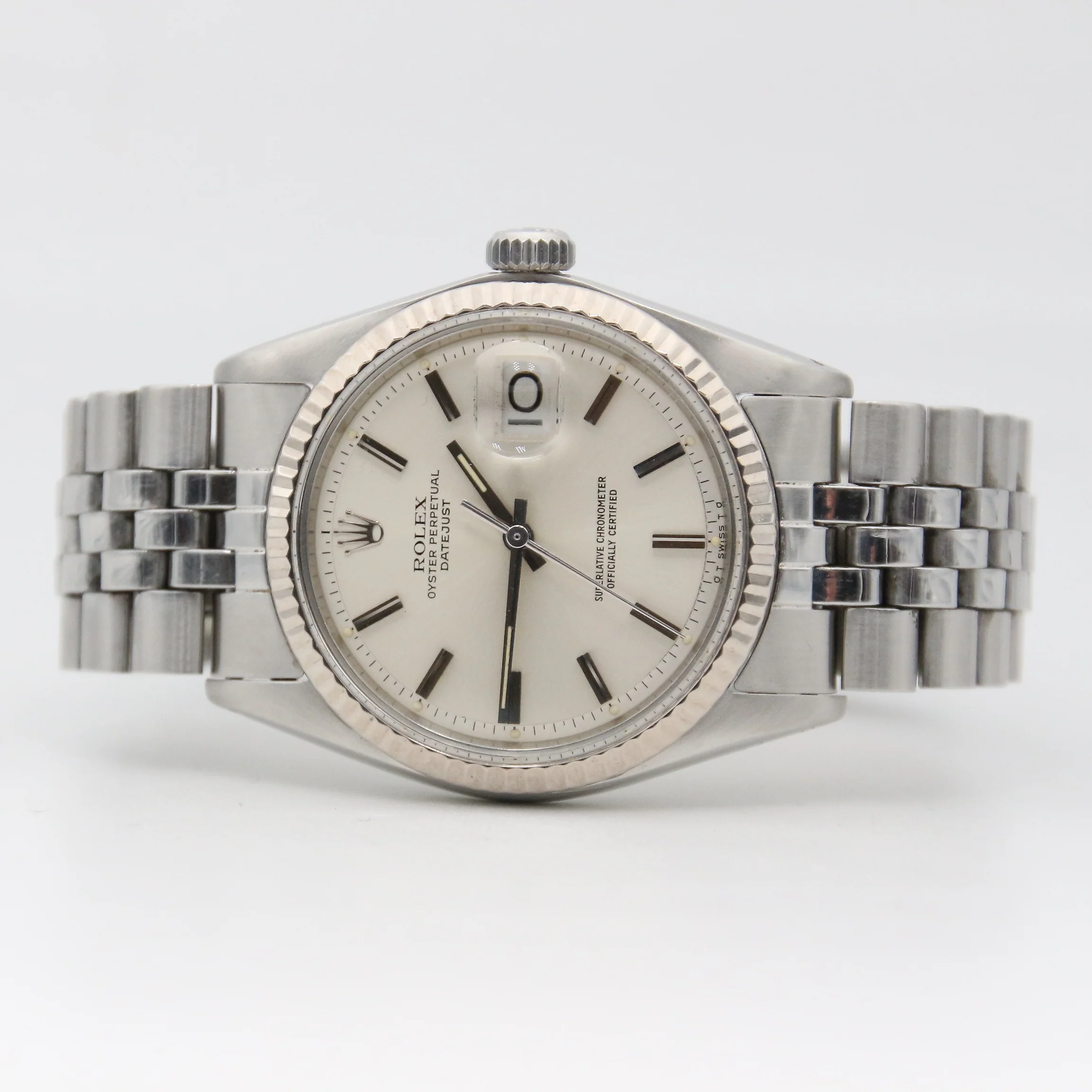 Rolex Datejust ref. 1601 Silver dial Steel Jubilee bracelet - Image 2