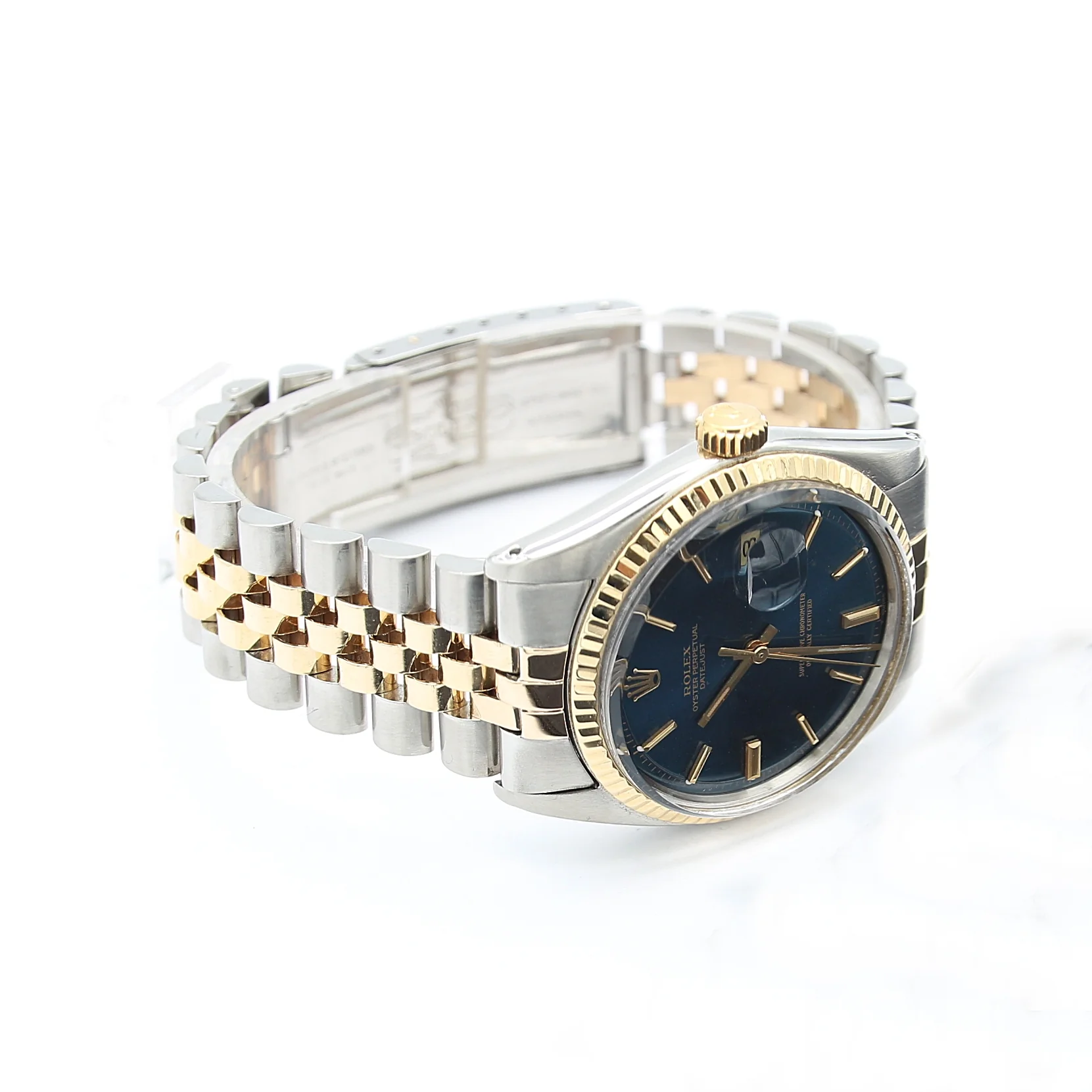Rolex Datejust ref. 1601 Steel/Gold Bezel - Blue Dial - Jubilee bracelet - Image 5