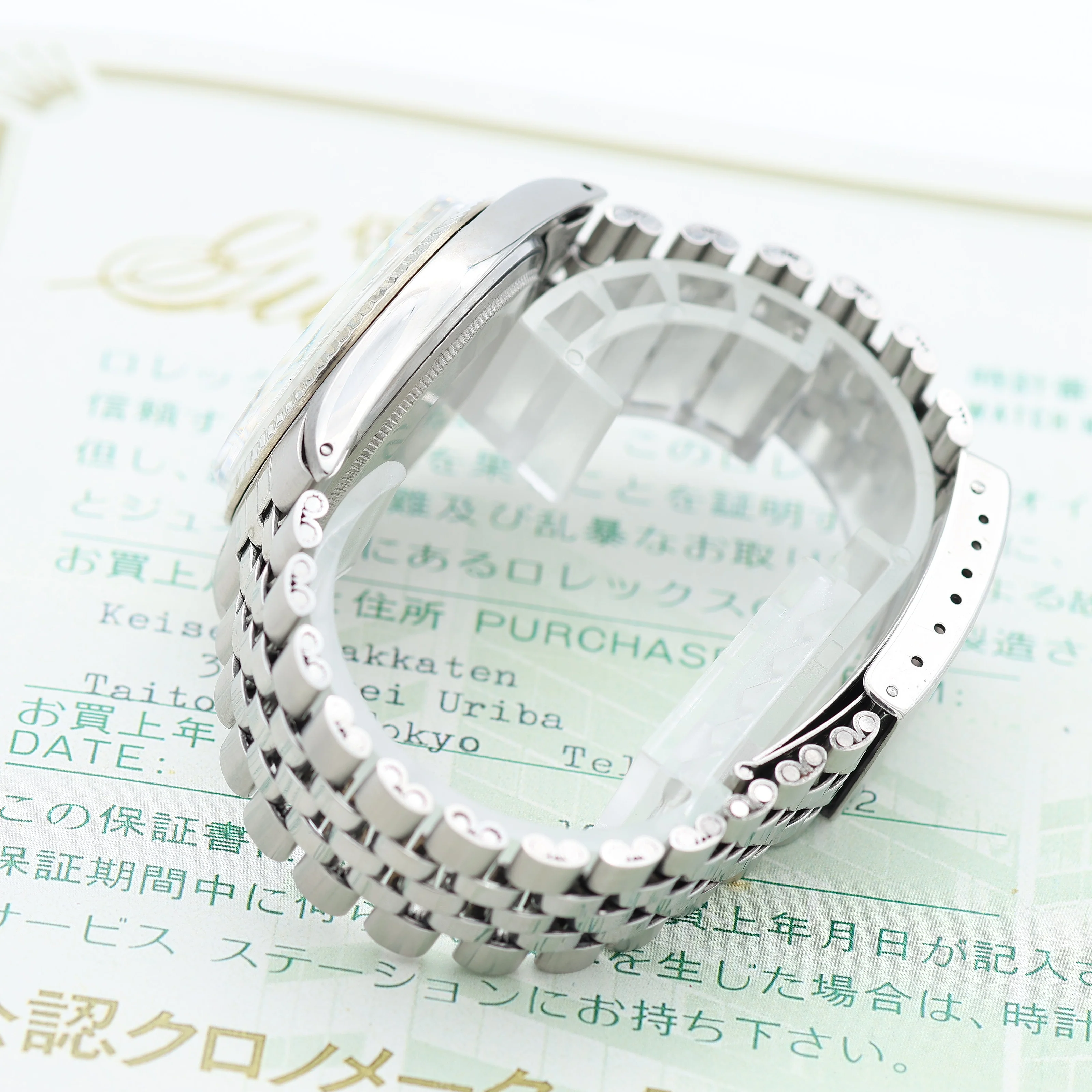 Rolex Datejust ref. 1601 - White Gold Bezel - Silver dial (VI) - Image 6