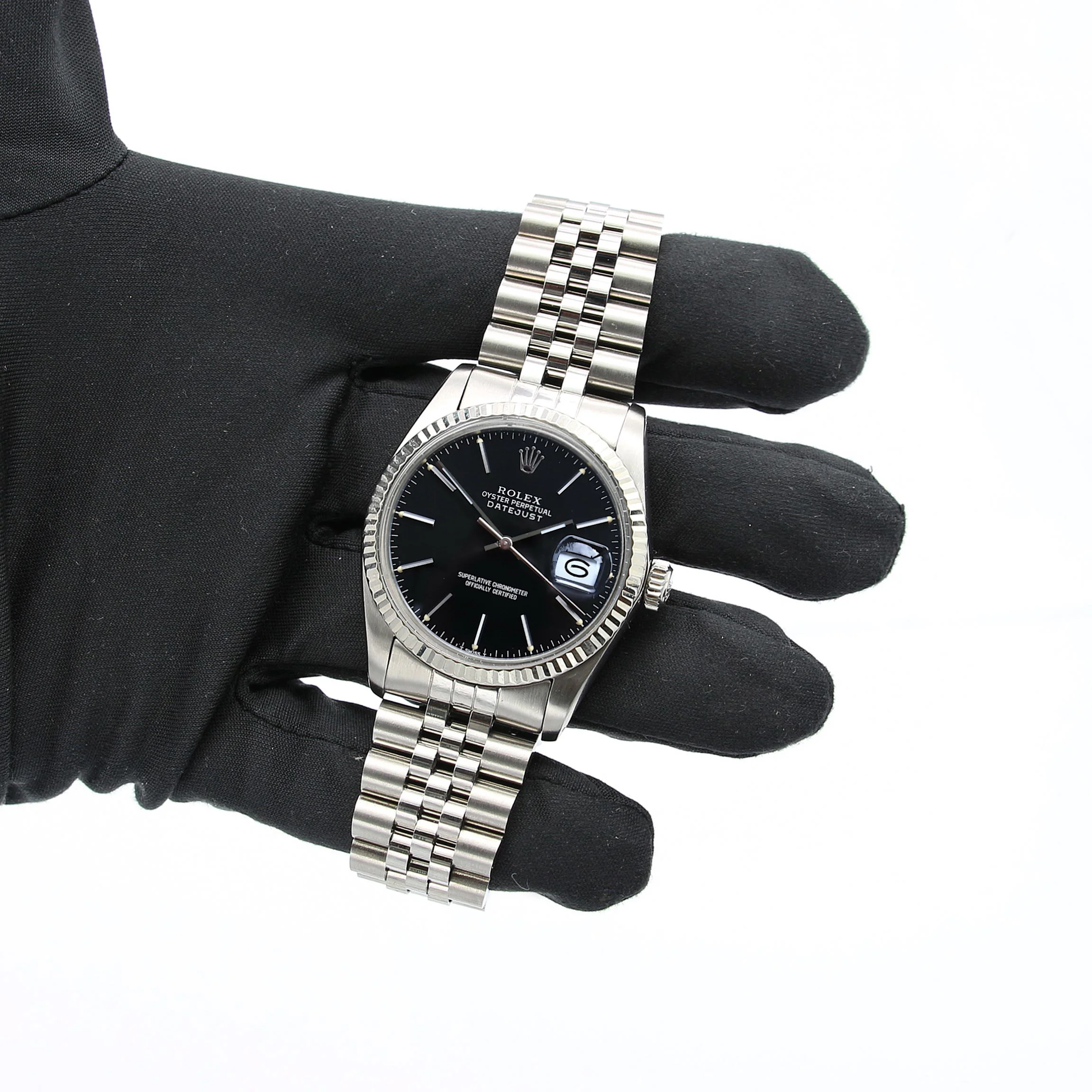 Rolex Datejust ref. 16014 - Black dial - Image 3