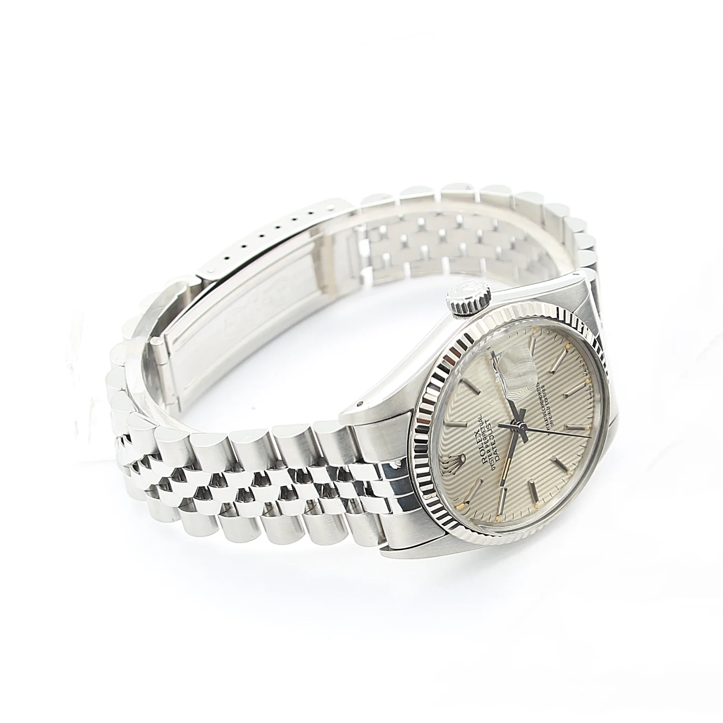 Rolex Datejust ref. 16014 - Tapestry dial - Jubilee bracelet - Image 6