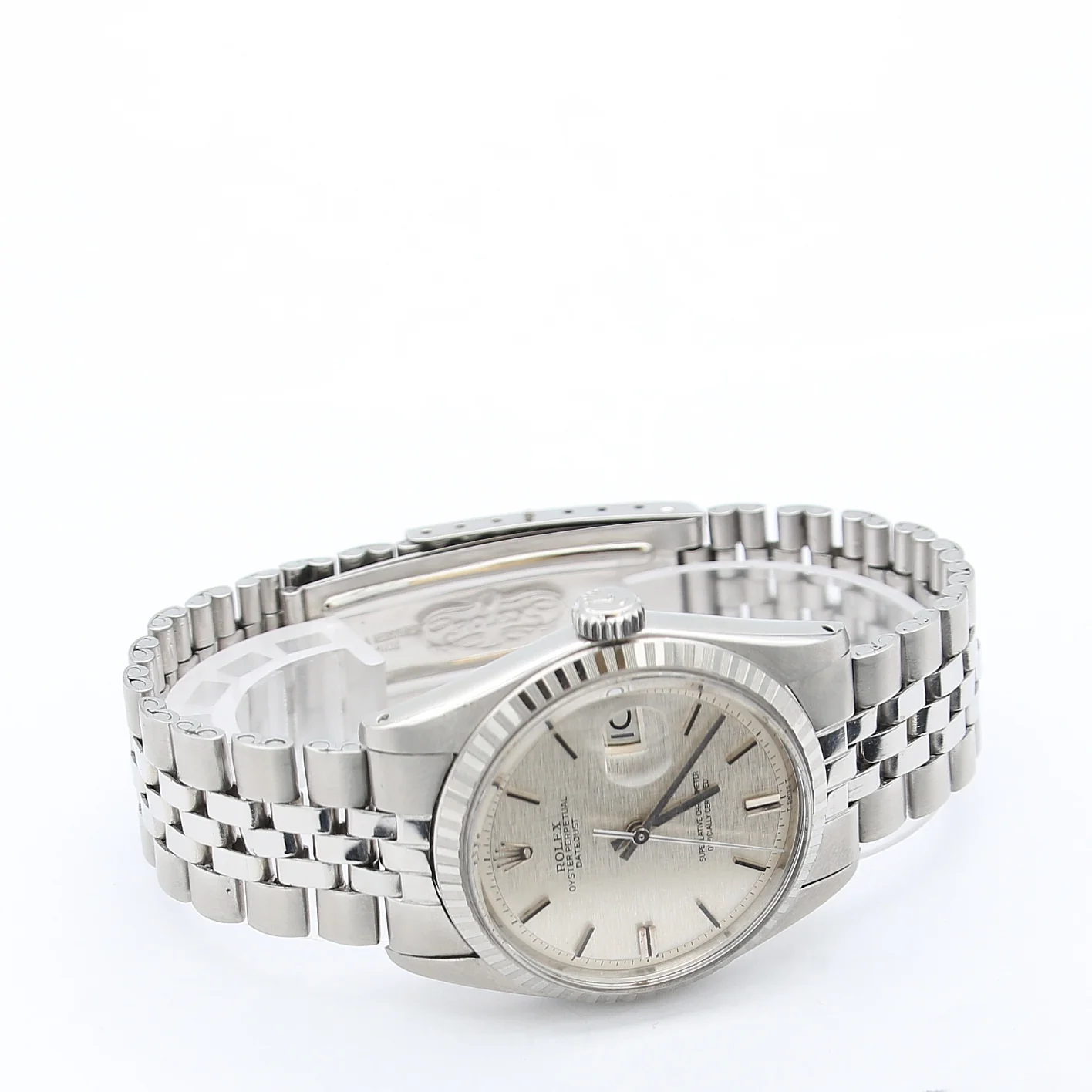 Rolex Datejust ref. 1603 - Linen Dial - Jubilee Bracelet - Full Set - Image 6