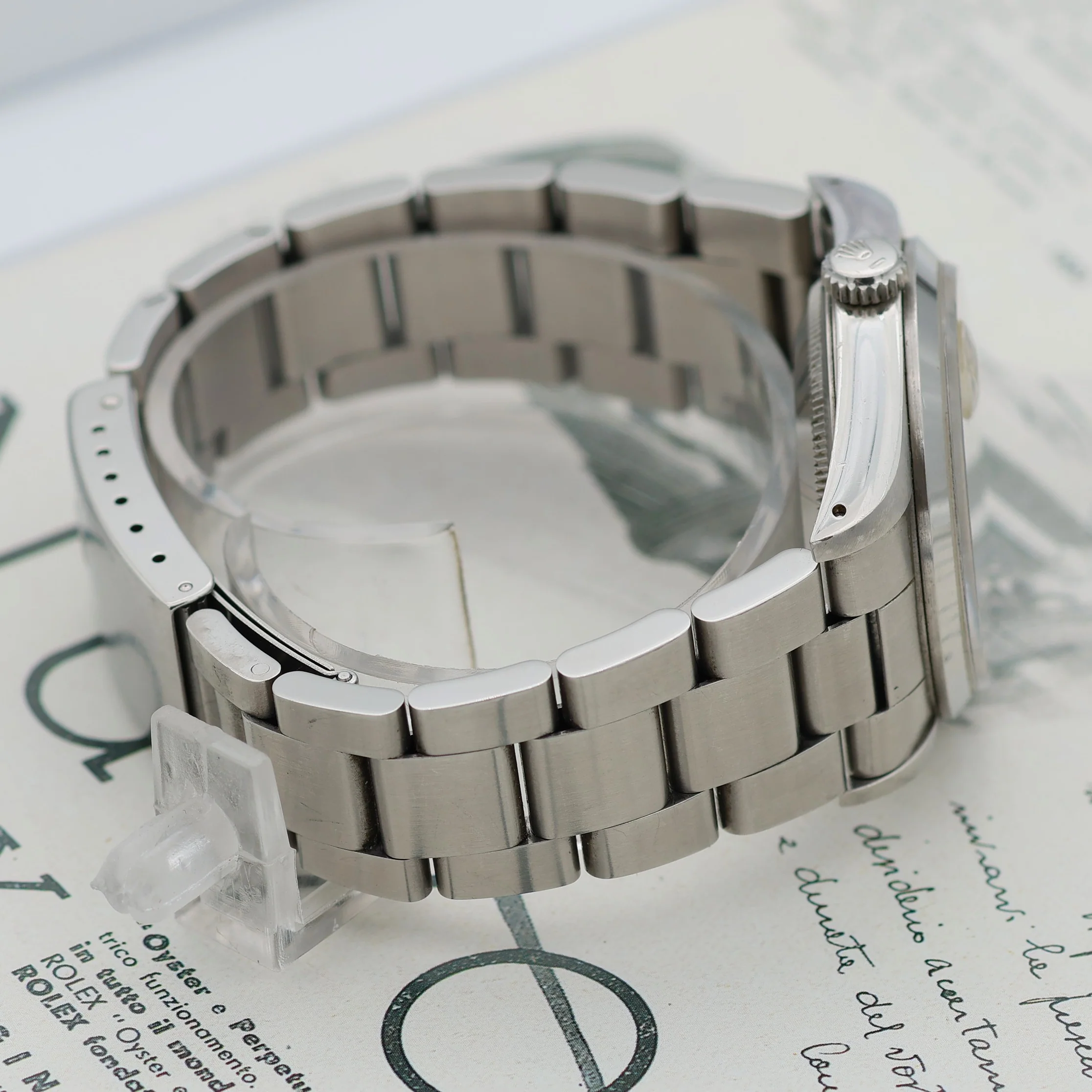 Rolex Datejust ref. 16200 Silver Dial Oyster Bracelet - Full Set - Image 15