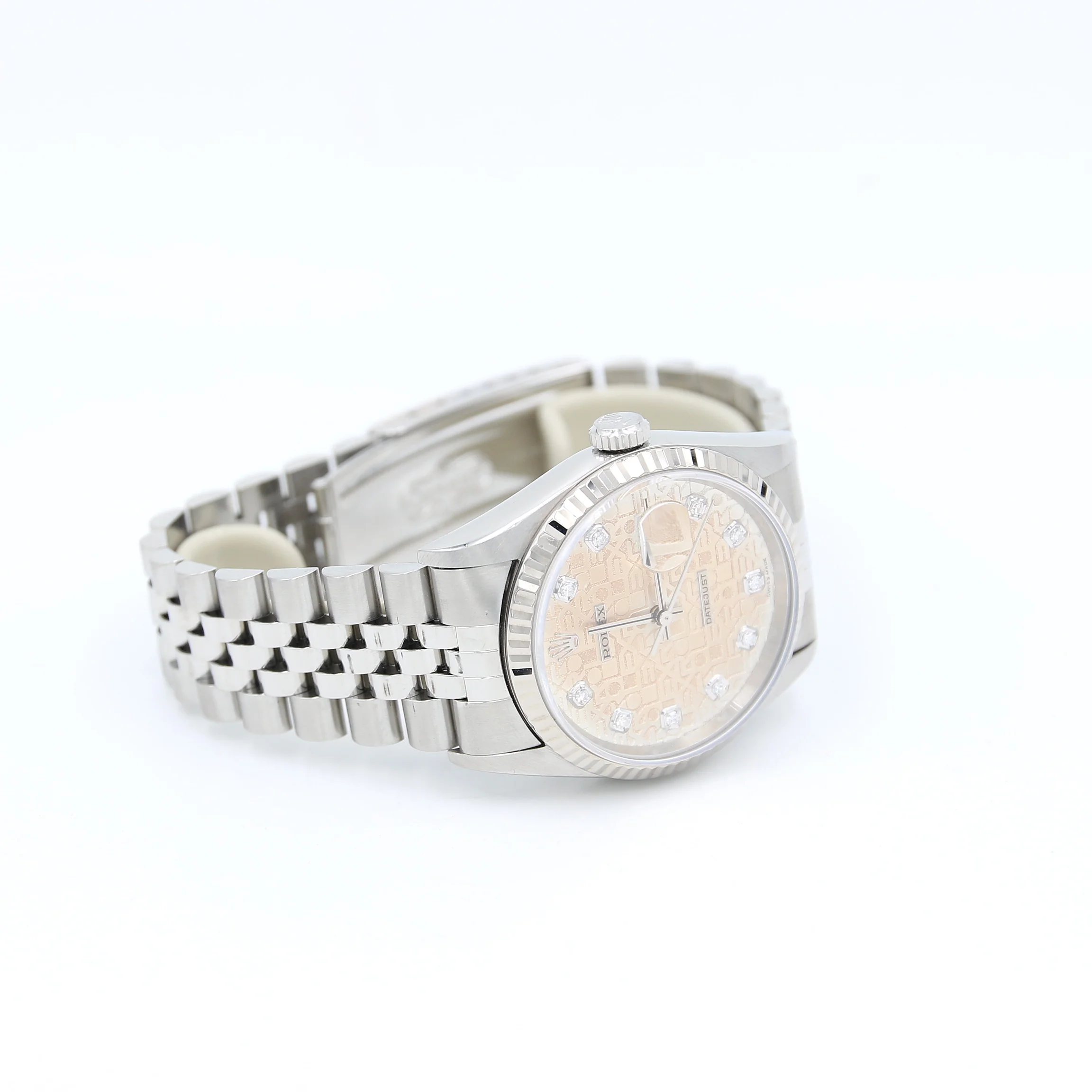 Rolex Datejust ref. 16234 Diamonds Computer Dial Jubilee Bracelet - Image 4